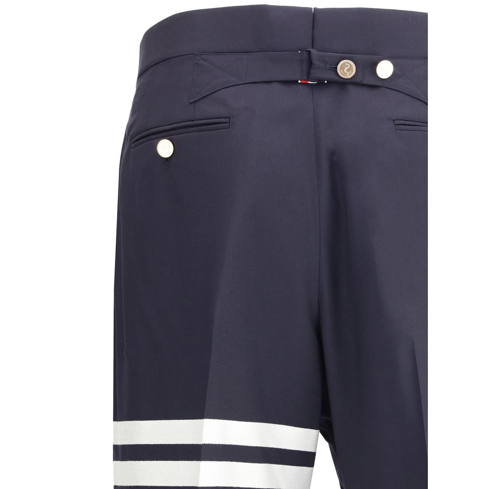 Thom Browne Blue Wool Oves Aries Dress Men's Pants