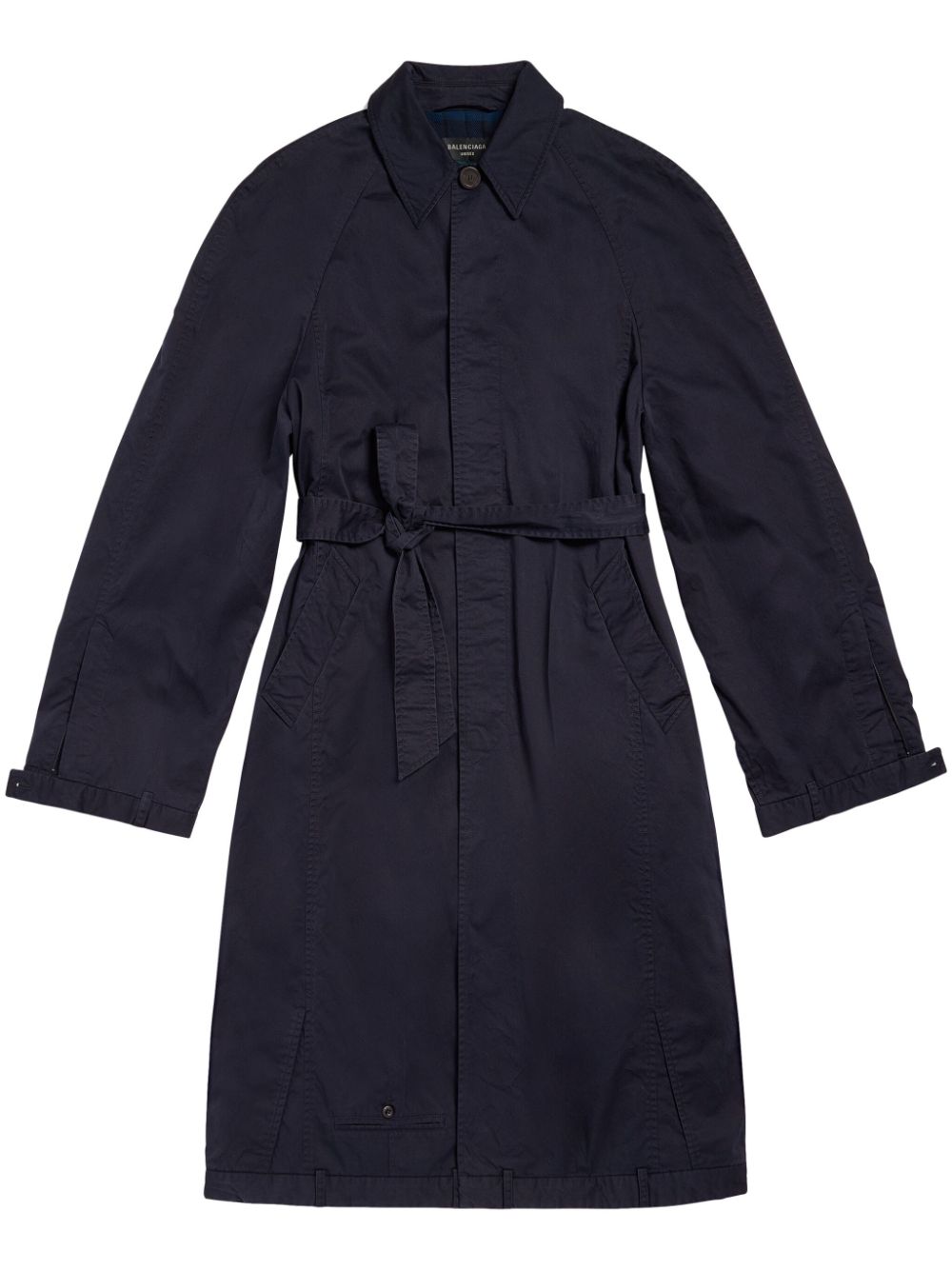 Balenciaga Men's Deconstructed Cotton Coat