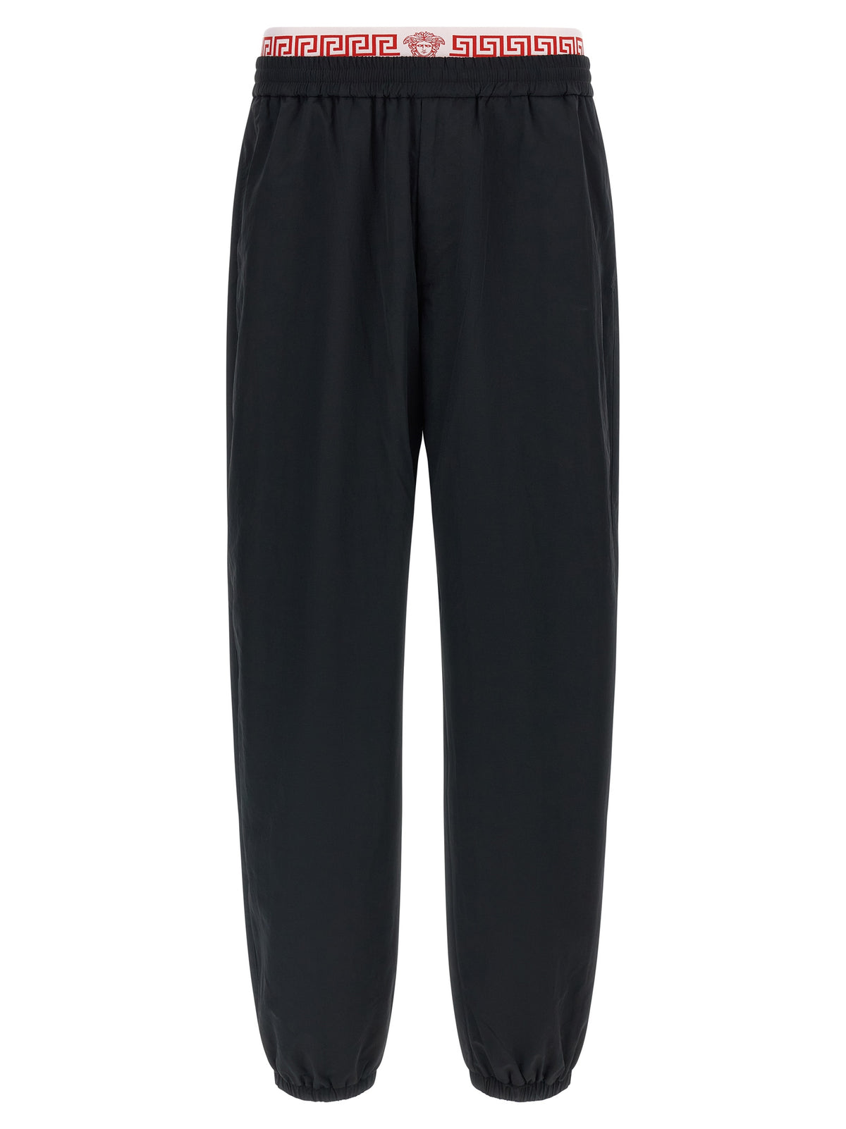 Versace Black Polyamide Joggers (Workout Men's Pants)