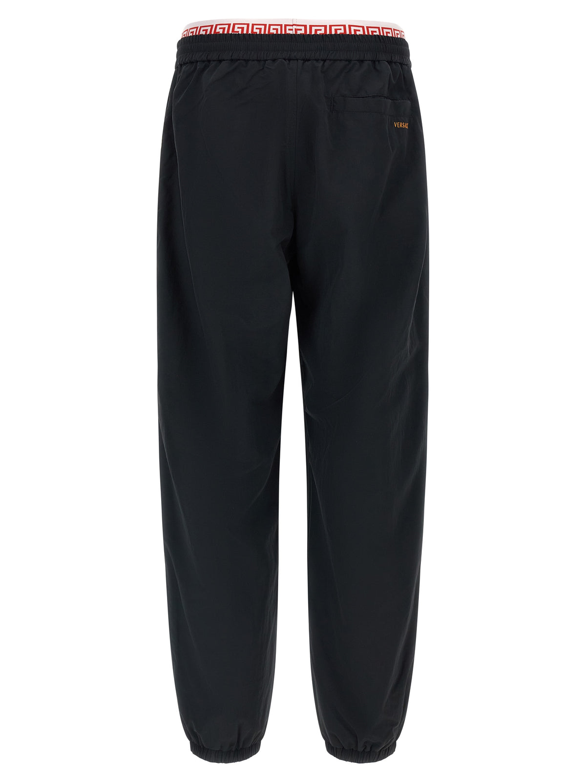 Versace Black Polyamide Joggers (Workout Men's Pants)