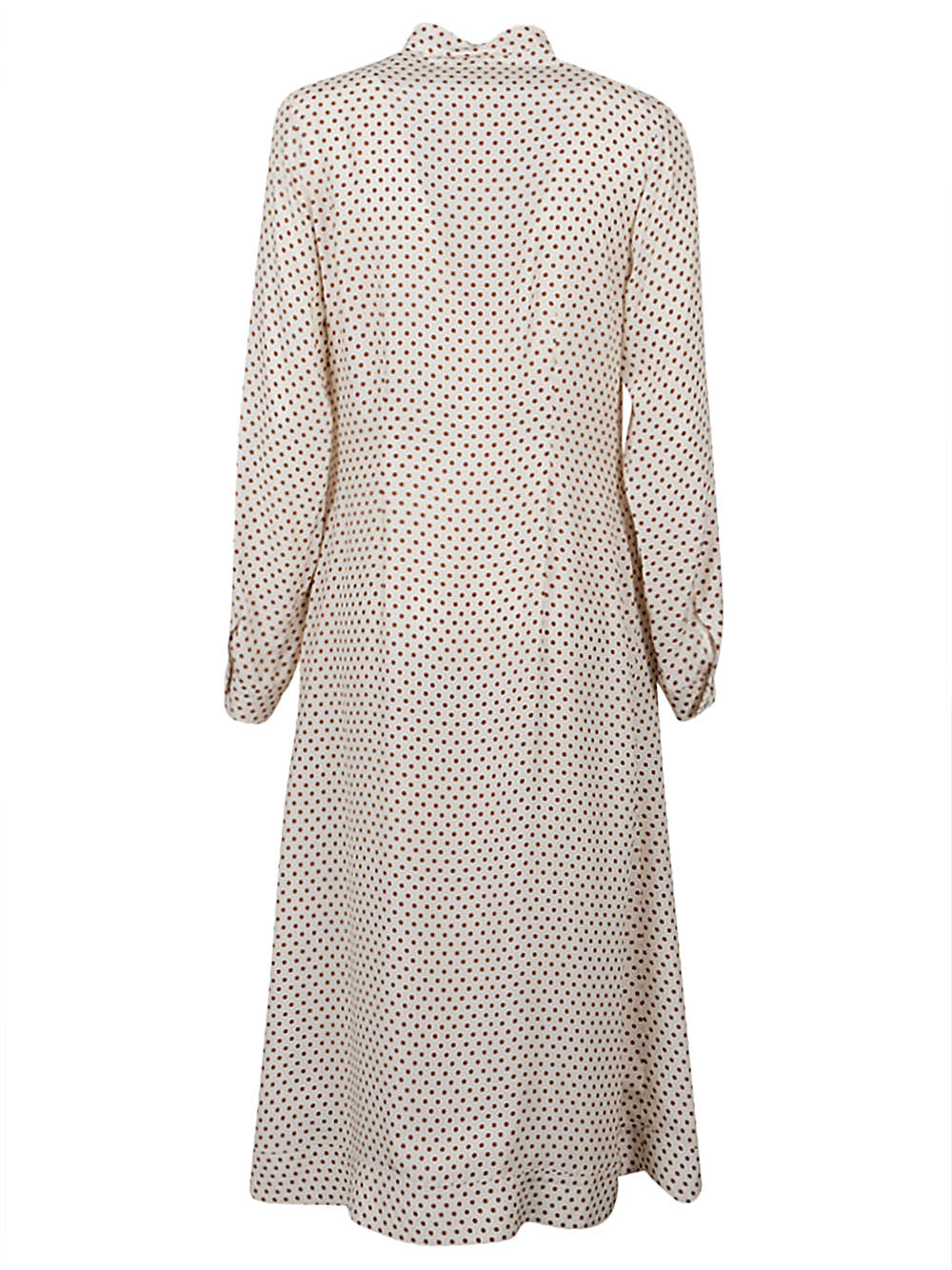 Crida Women's Polka Dot Silk Midi Dress