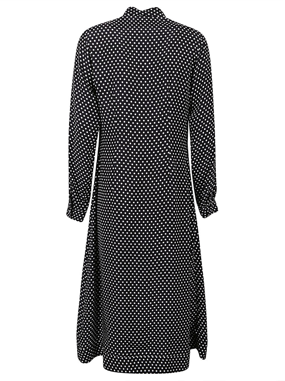 Crida Women's Polka Dot Silk Midi Dress