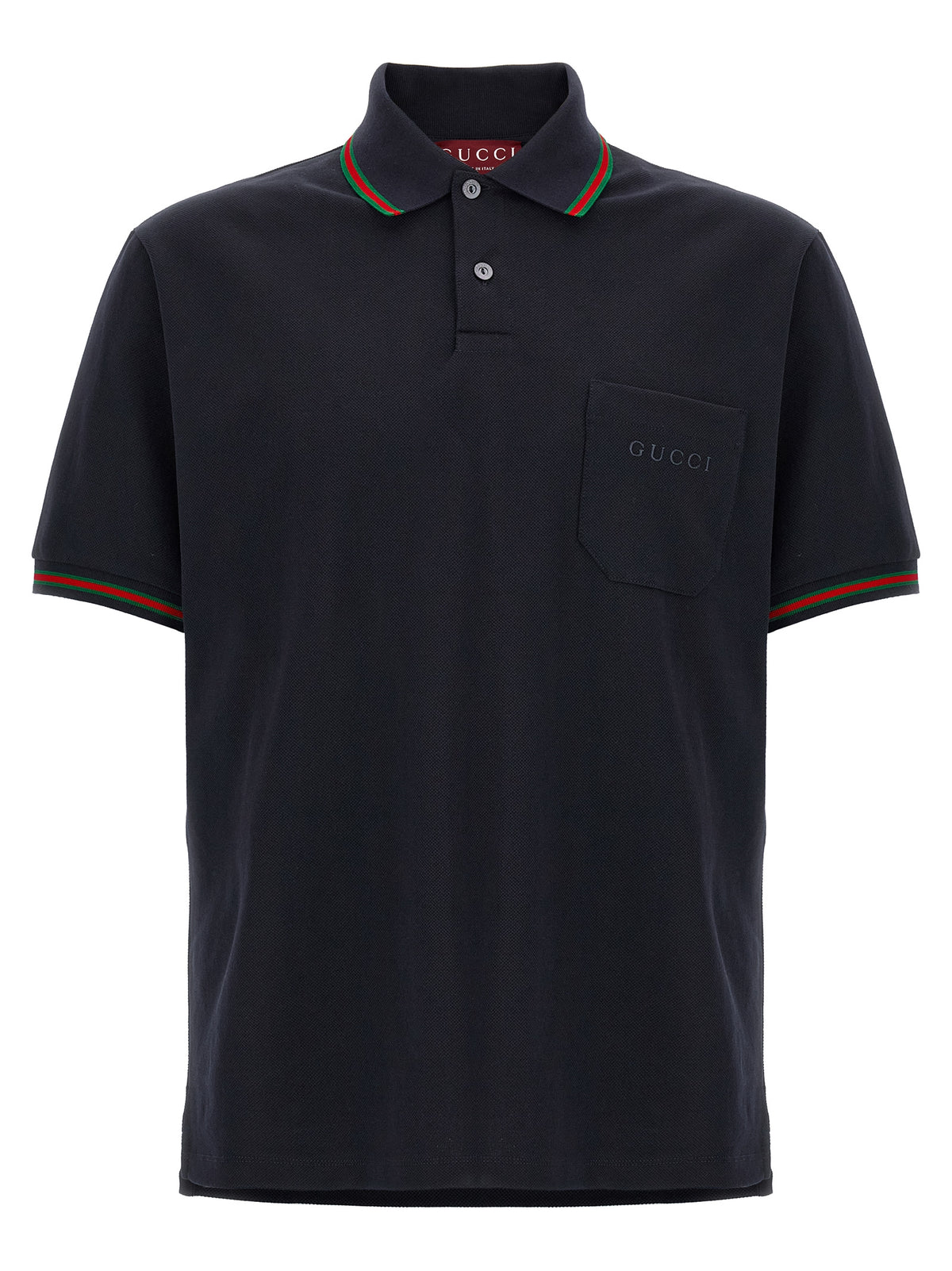 Gucci Blue Cotton Polo Men's Shirt