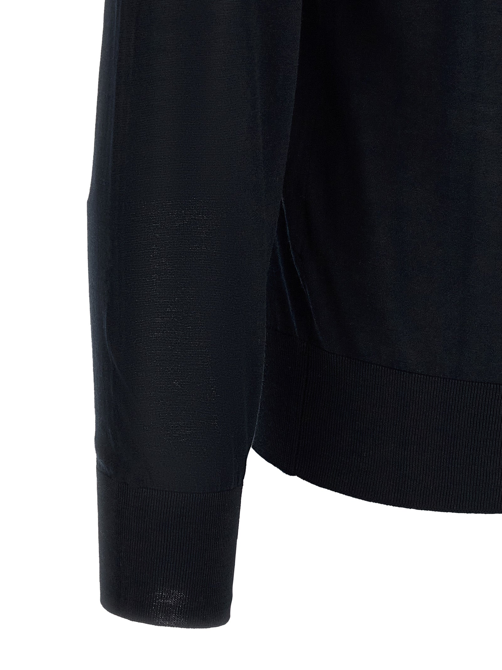 Brunello Cucinelli Blue Silk Men's Cardigan