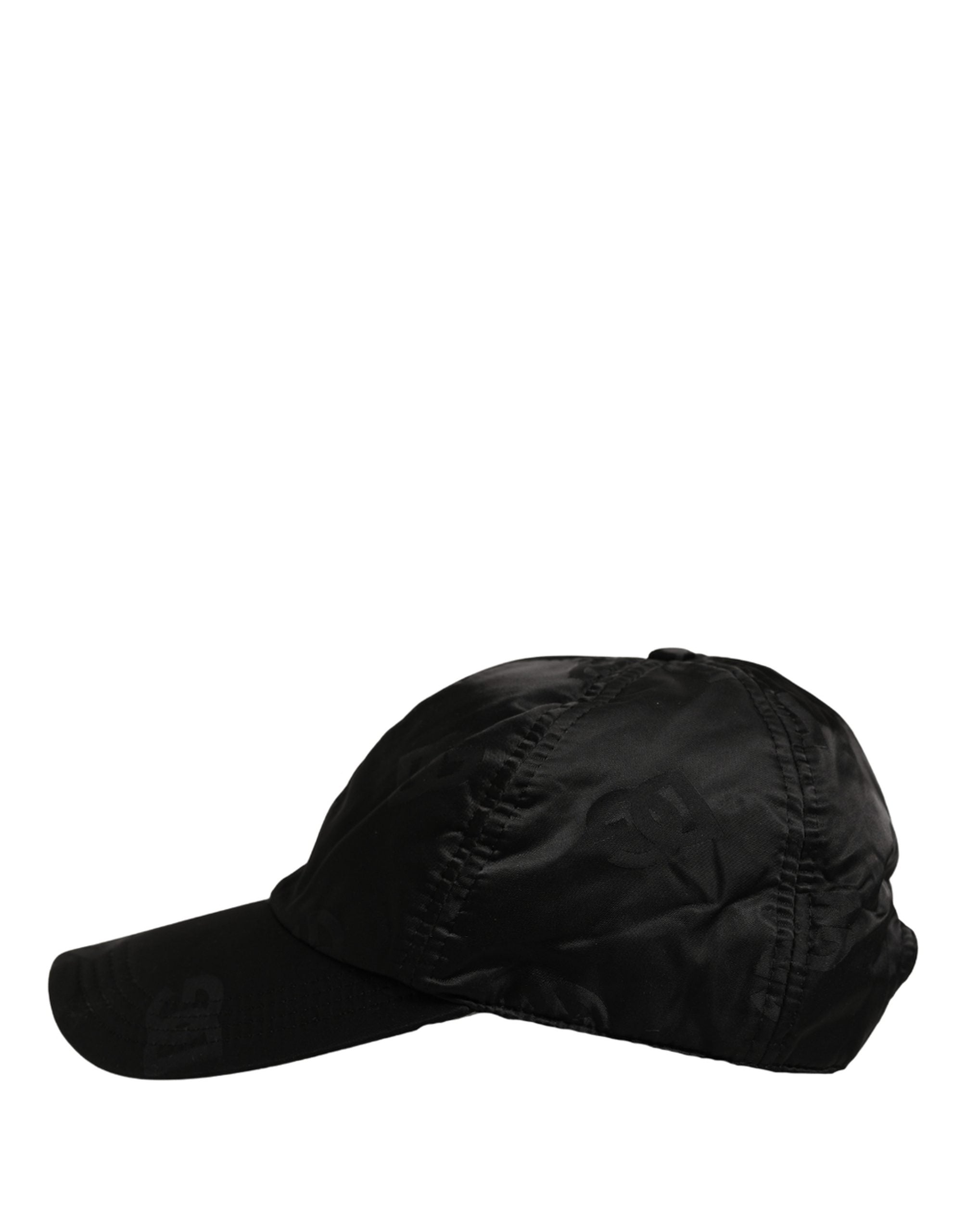 Dolce & Gabbana Men Black DG Monogram Baseball Capello Men's Hat