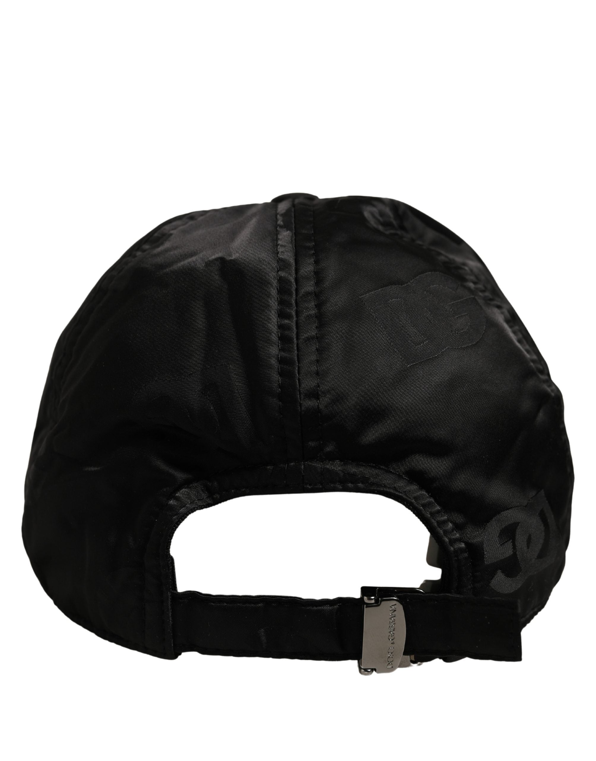 Dolce & Gabbana Men Black DG Monogram Baseball Capello Men's Hat