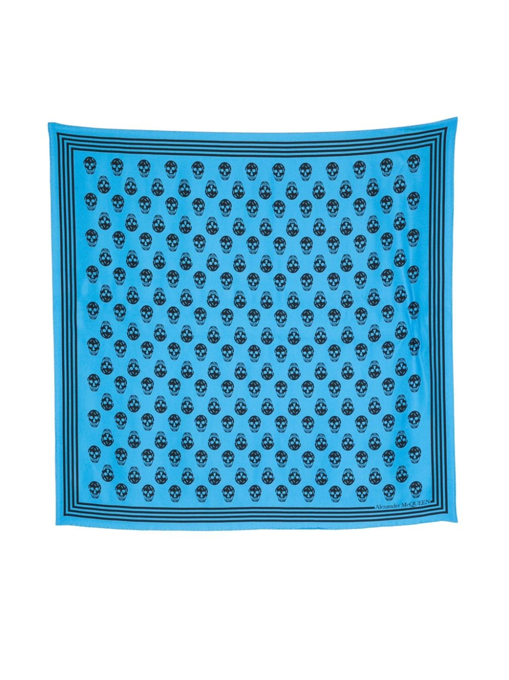 Alexander Mcqueen Women's Scarfs Blue