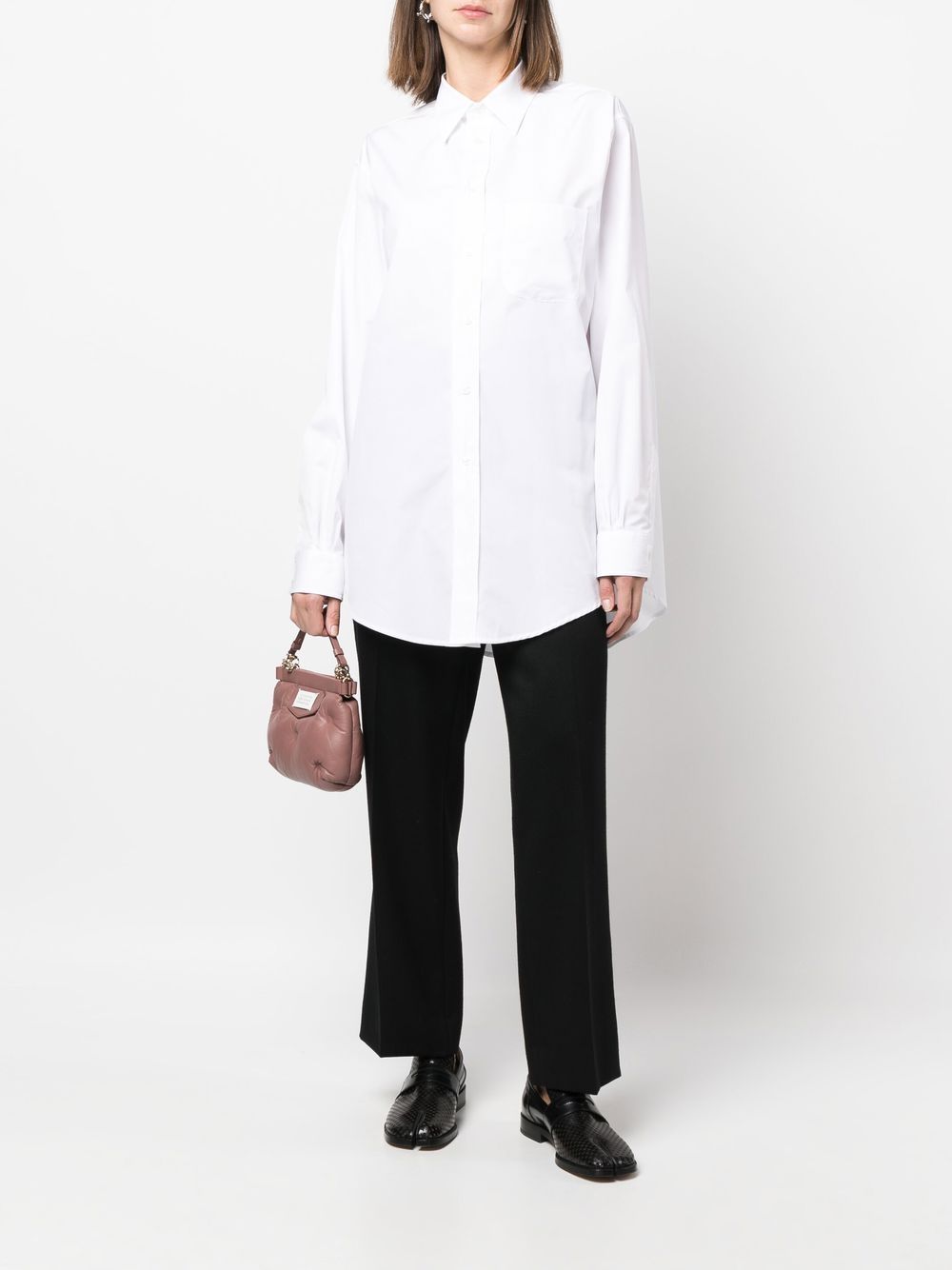 Maison Margiela Women's Longline Poplin Shirt