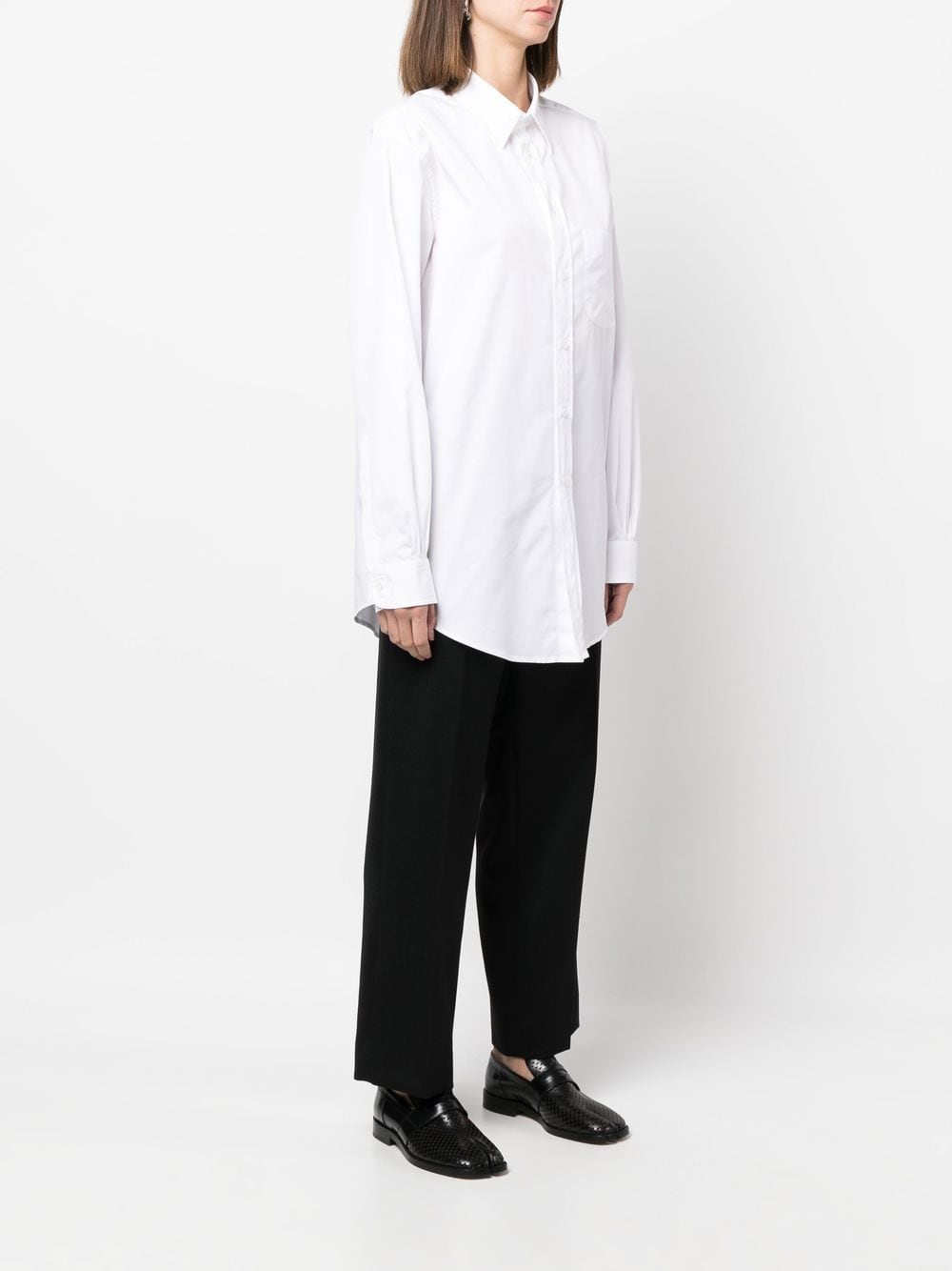 Maison Margiela Women's Longline Poplin Shirt