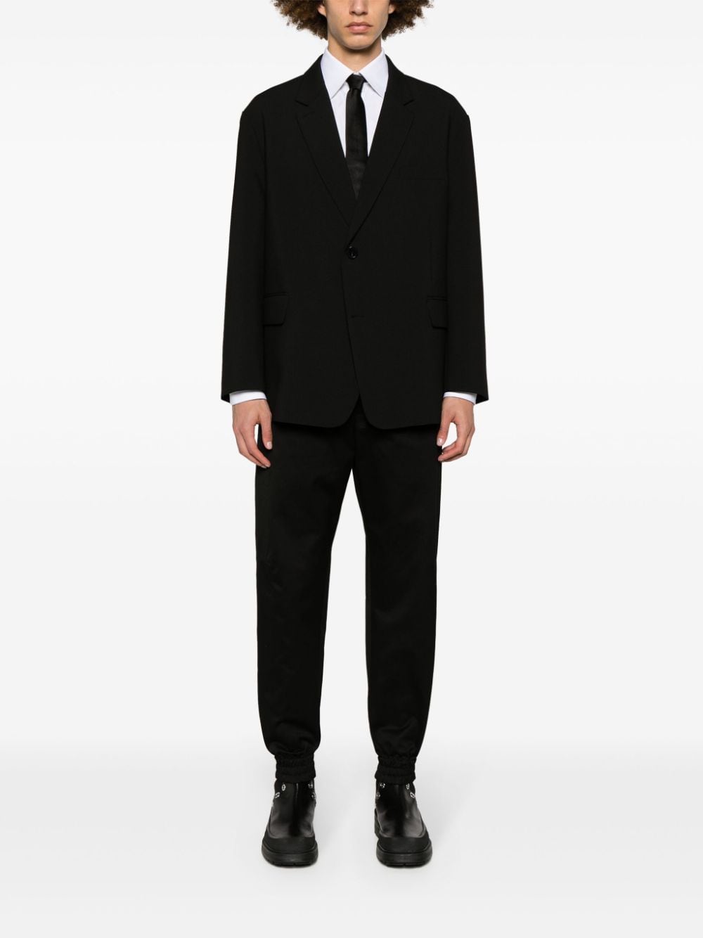 Alexander Mcqueen Men's Tapered-Leg Cotton Trousers