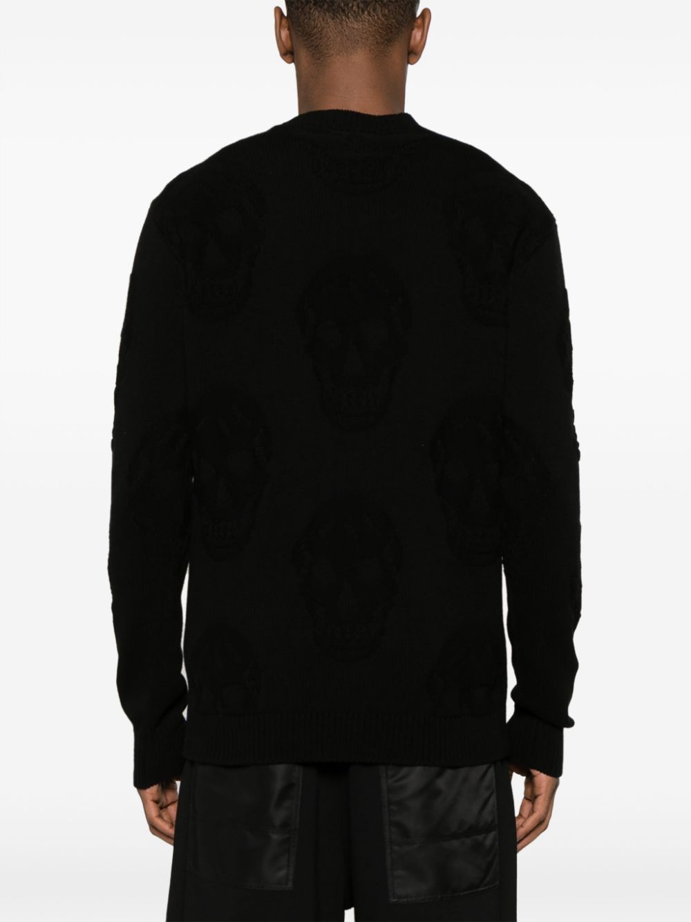 Alexander Mcqueen Men's Sweater With Jacquard Effect