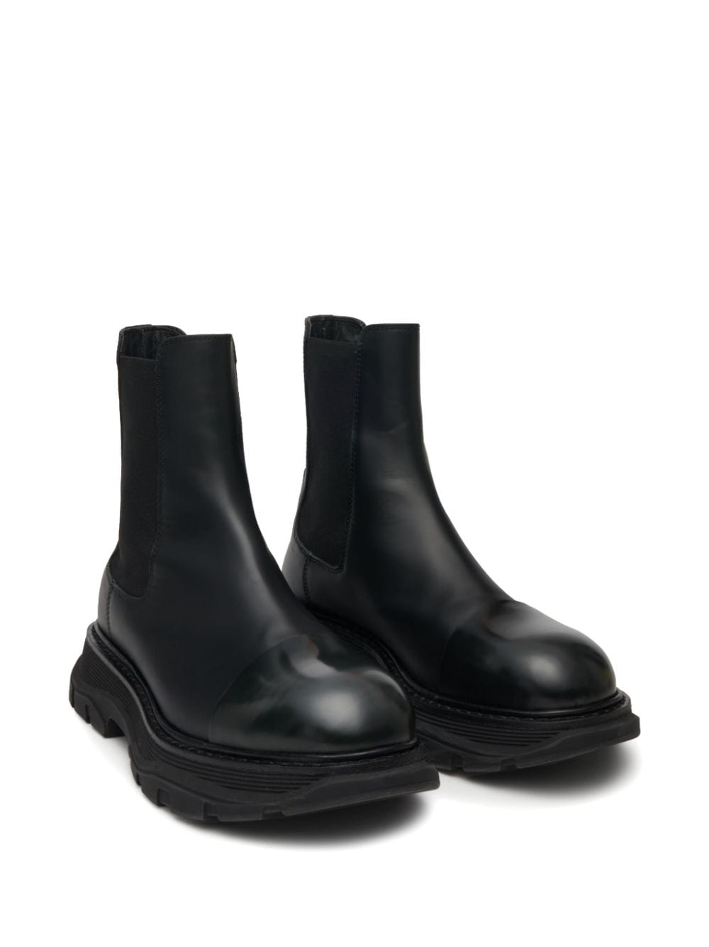 Alexander Mcqueen Men's Wander Leather Chelsea Boots
