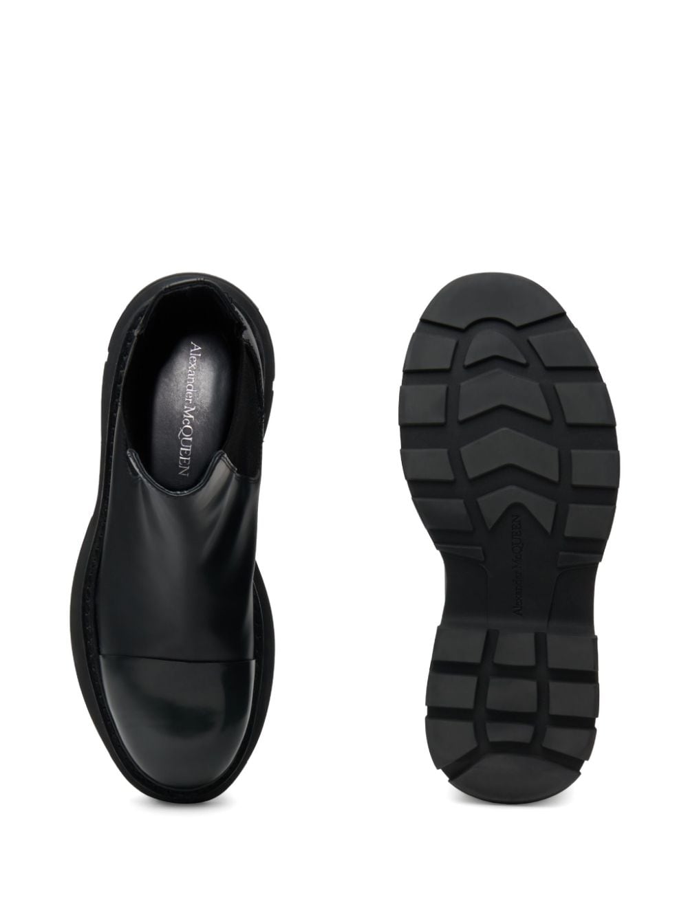 Alexander Mcqueen Men's Wander Leather Chelsea Boots