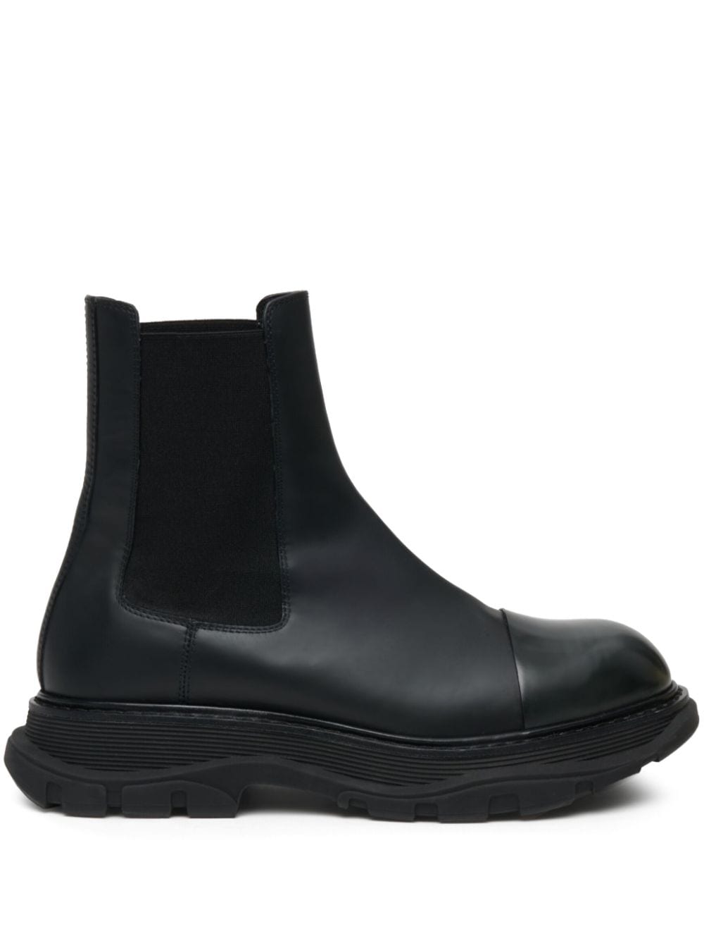 Alexander Mcqueen Men's Wander Leather Chelsea Boots