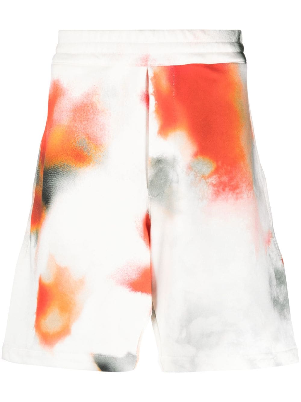 Alexander Mcqueen Men's Tie-Dye Bermuda Shorts