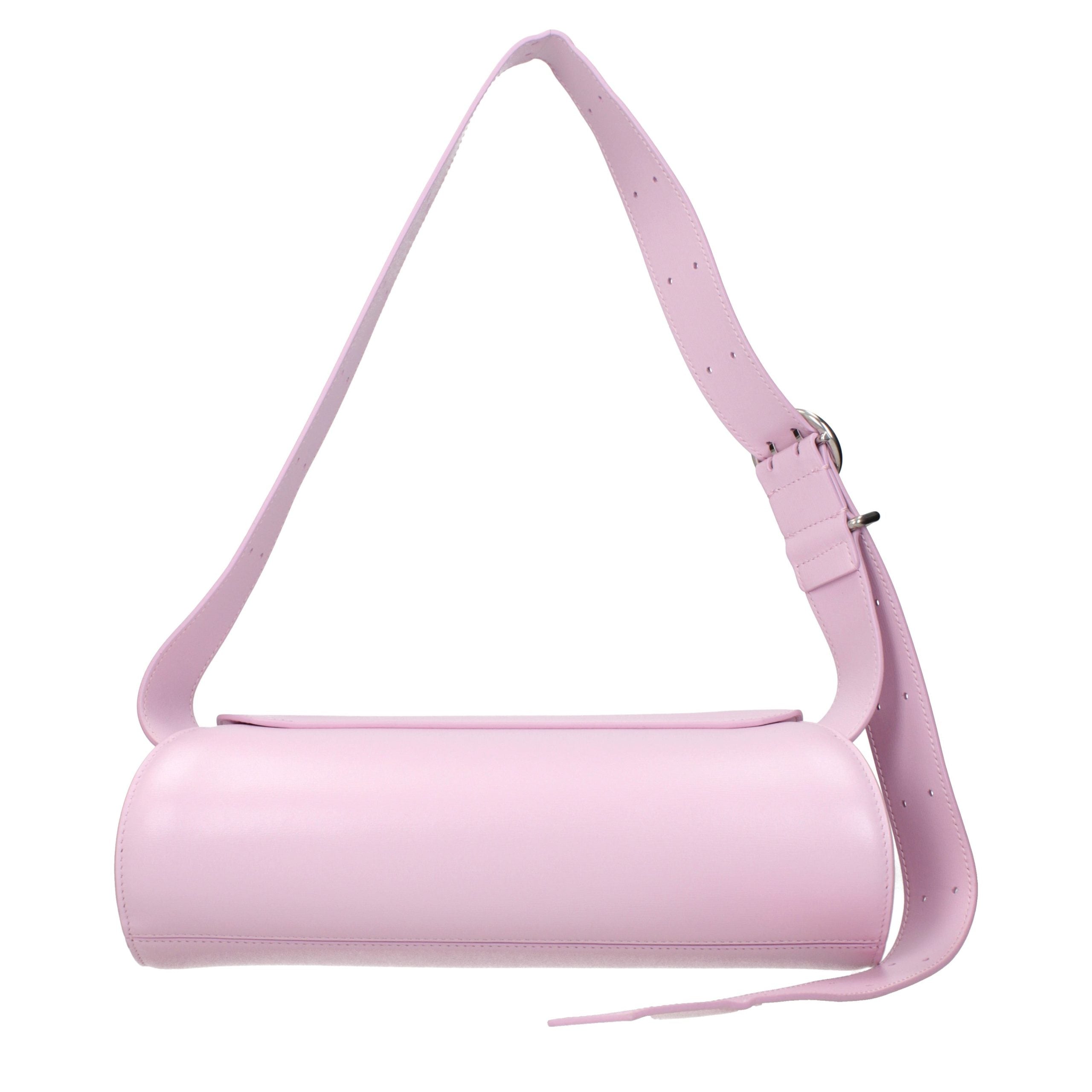 Jil Sander Pink Leather Crossbody Women's Bag