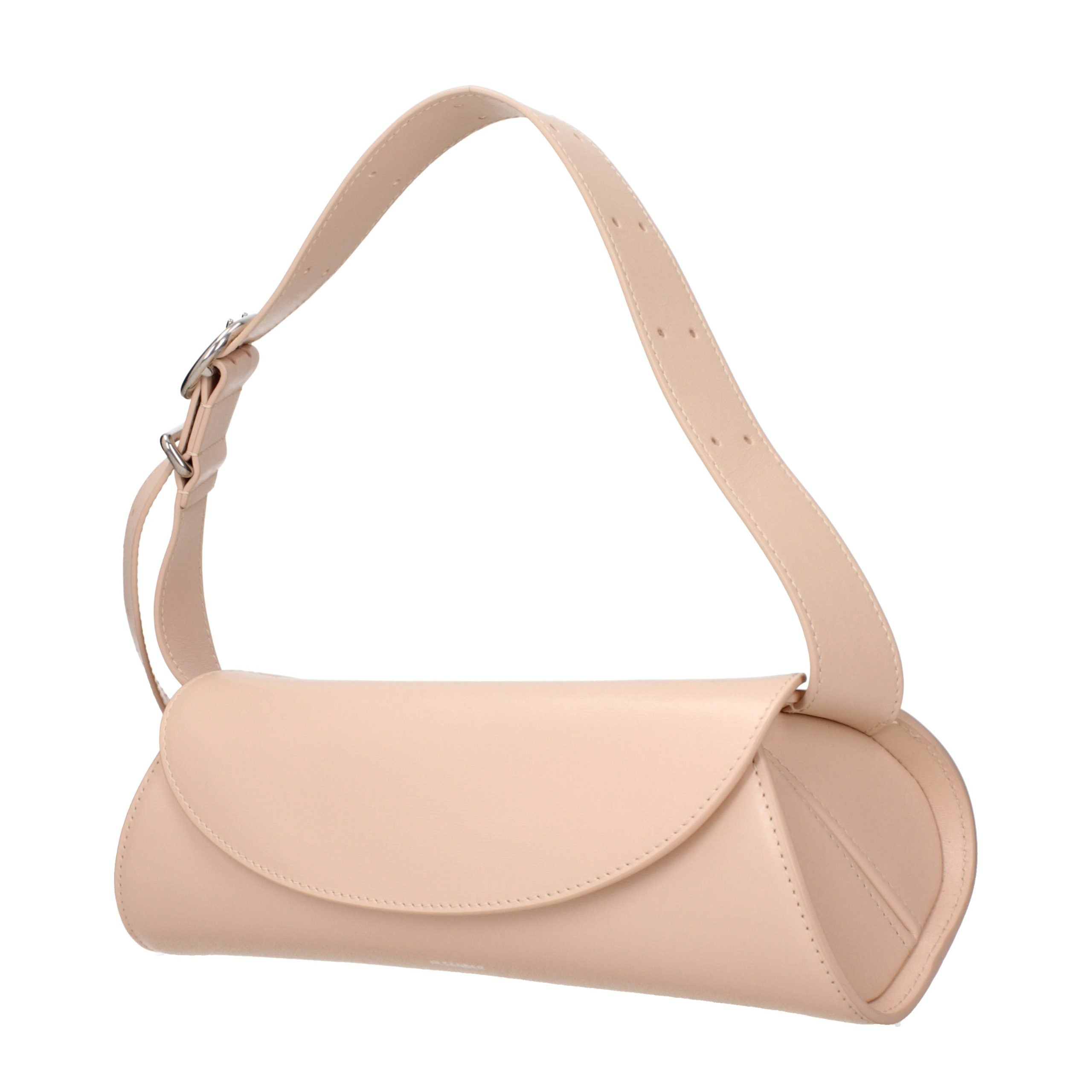 Jil Sander Pink Leather Crossbody Women's Bag