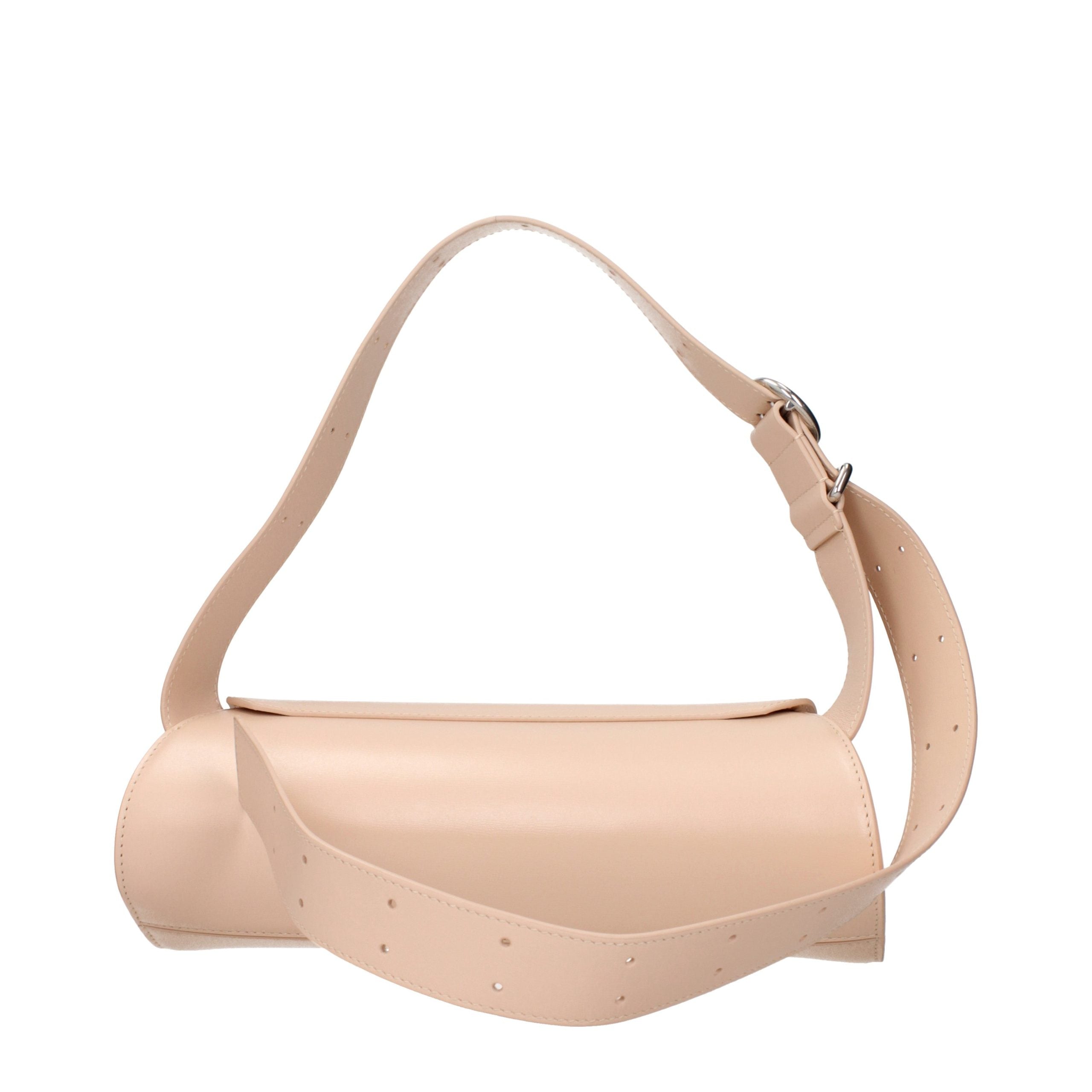 Jil Sander Pink Leather Crossbody Women's Bag