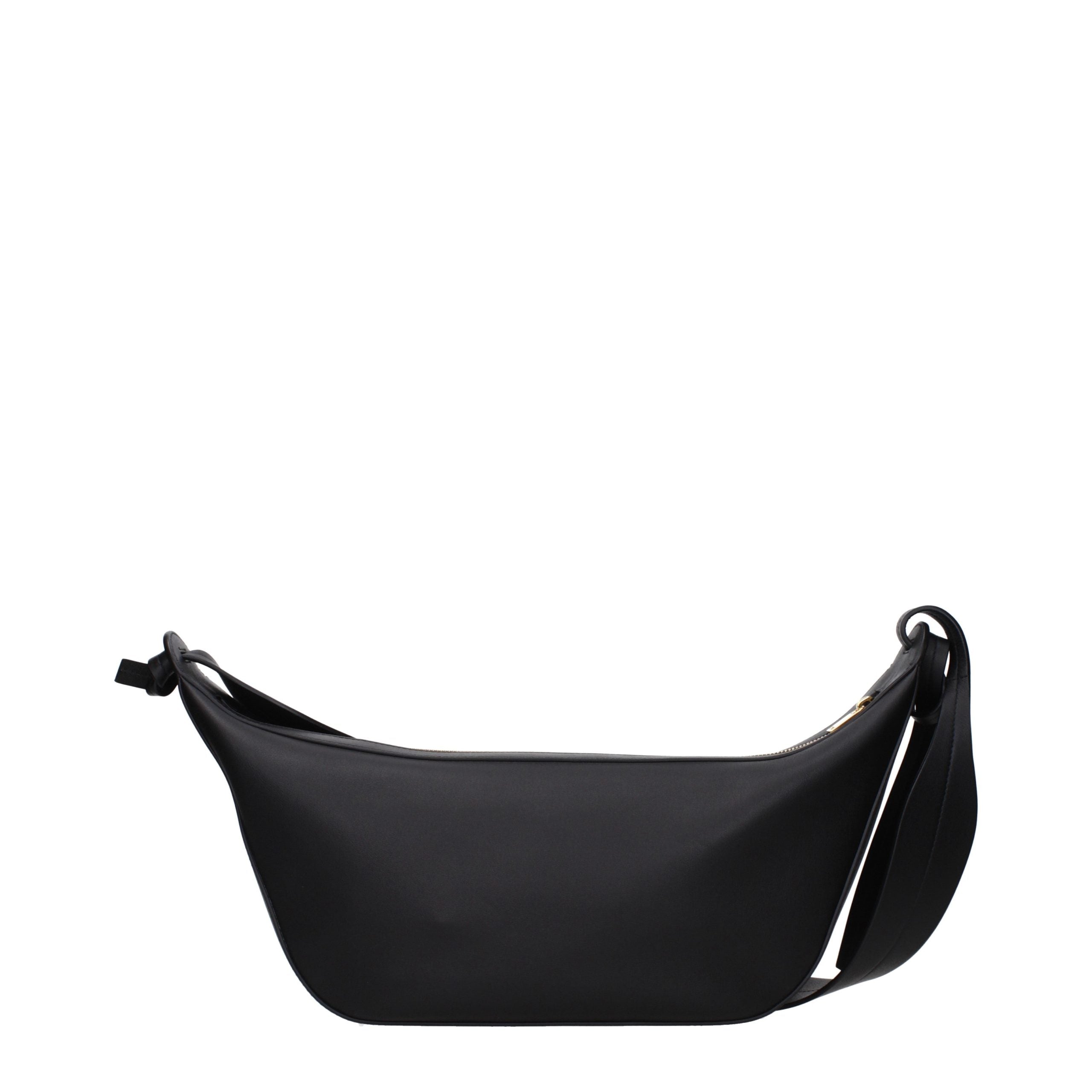 Jil Sander Black Leather Shoulder Women's Bag