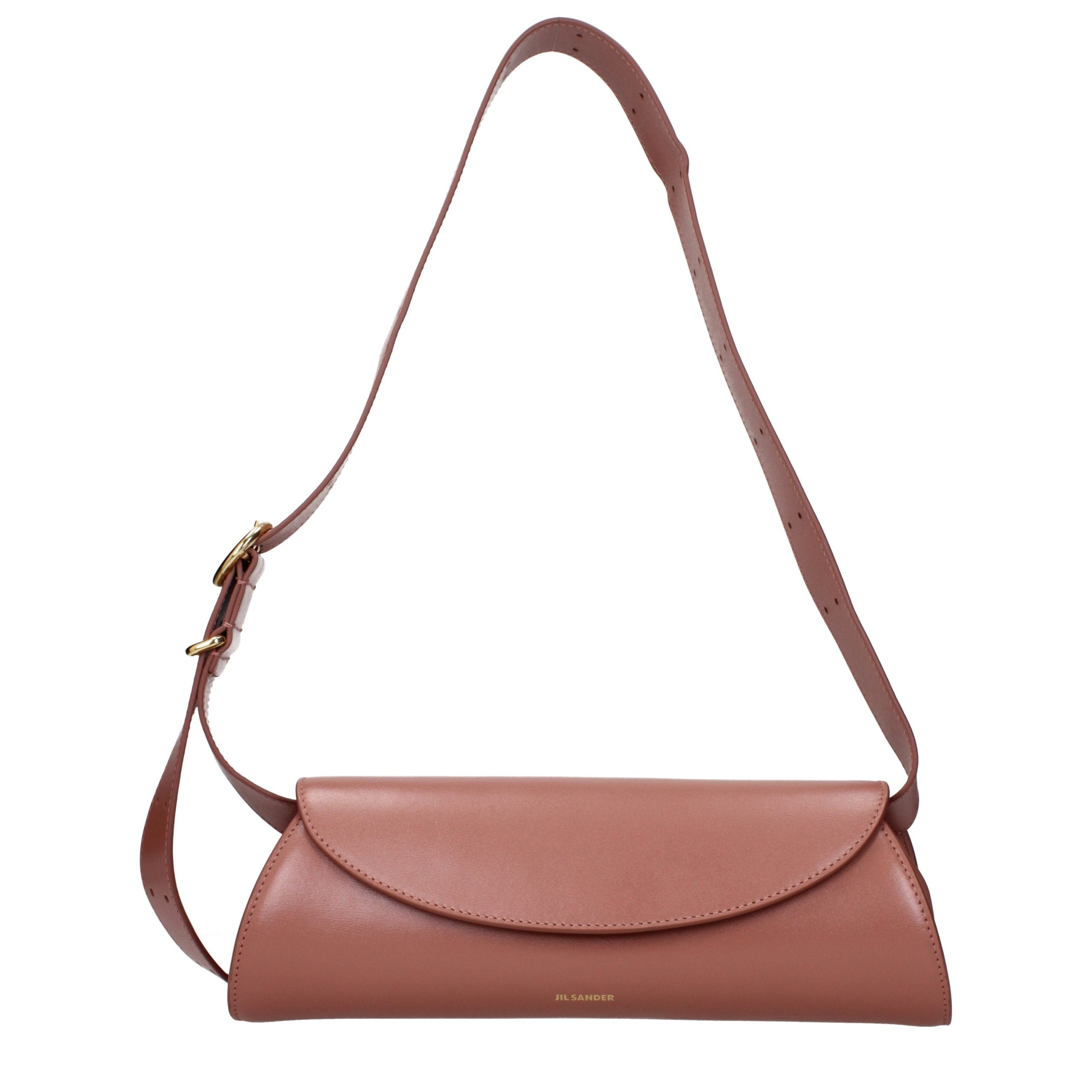 Jil Sander Pink Leather Crossbody Women's Bag