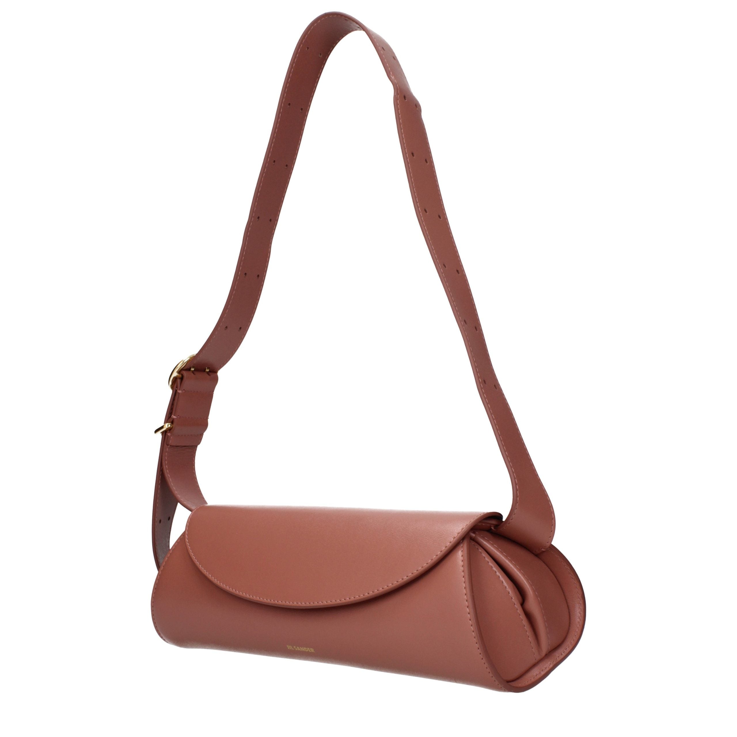 Jil Sander Pink Leather Crossbody Women's Bag