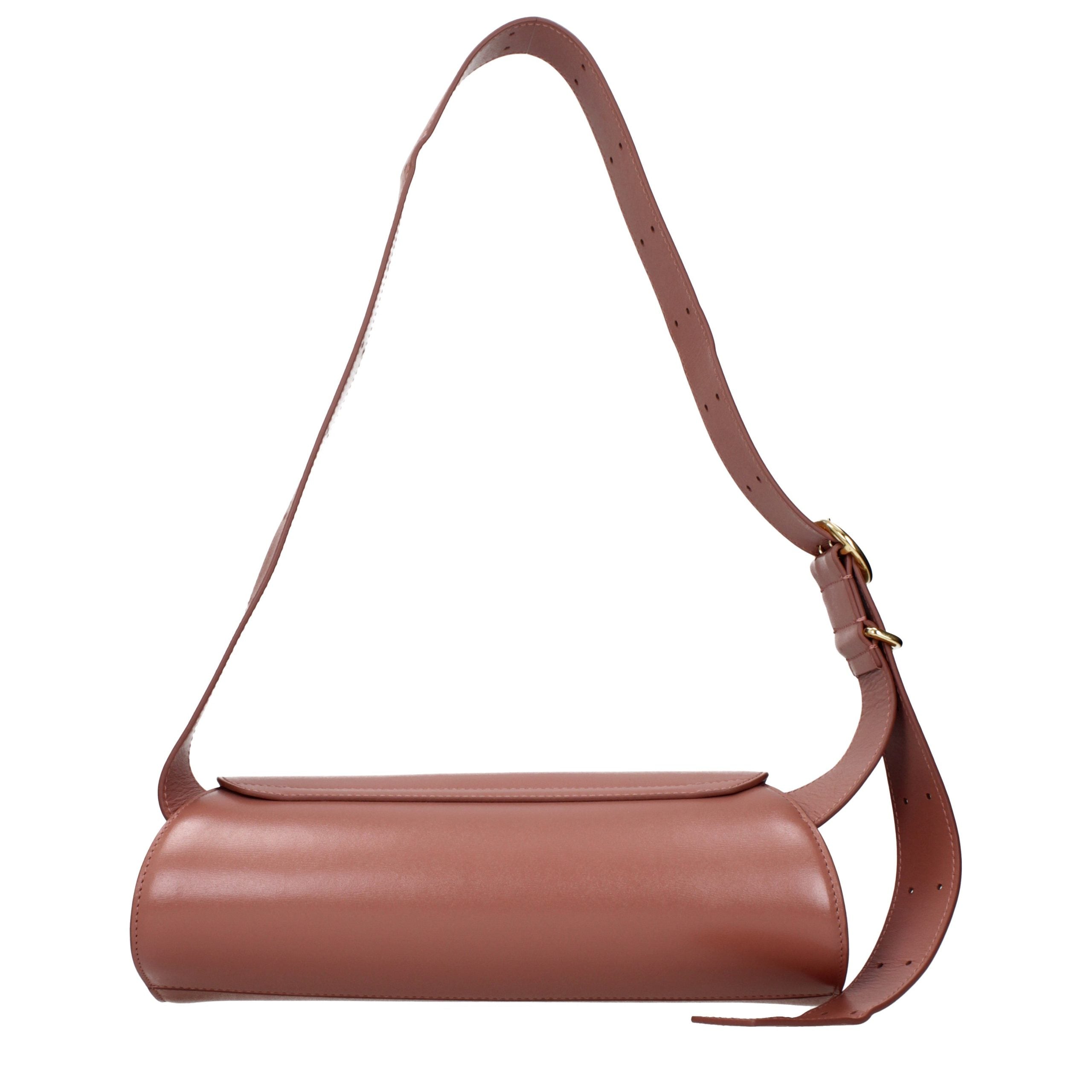 Jil Sander Pink Leather Crossbody Women's Bag