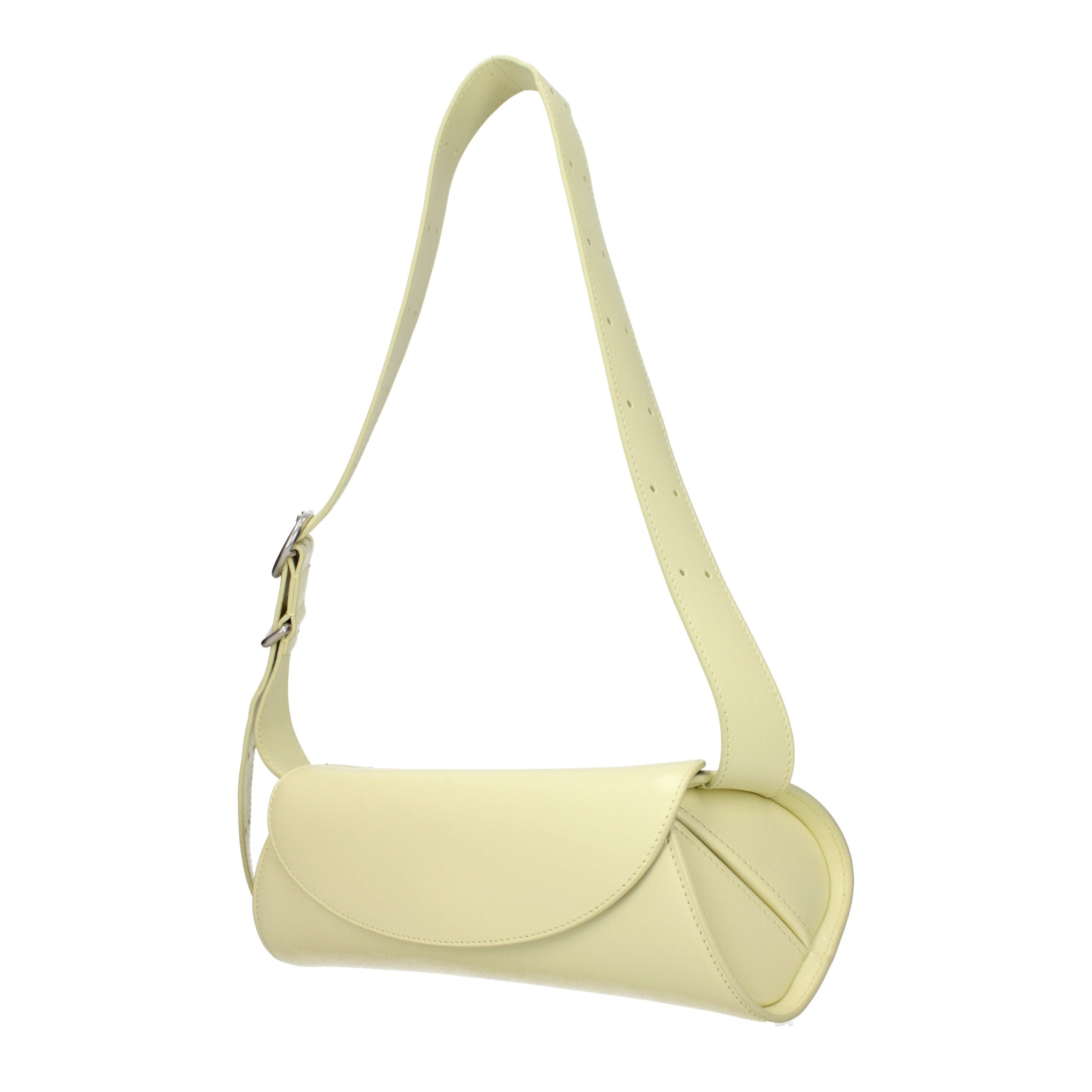 Jil Sander Yellow Leather Crossbody Women's Bag