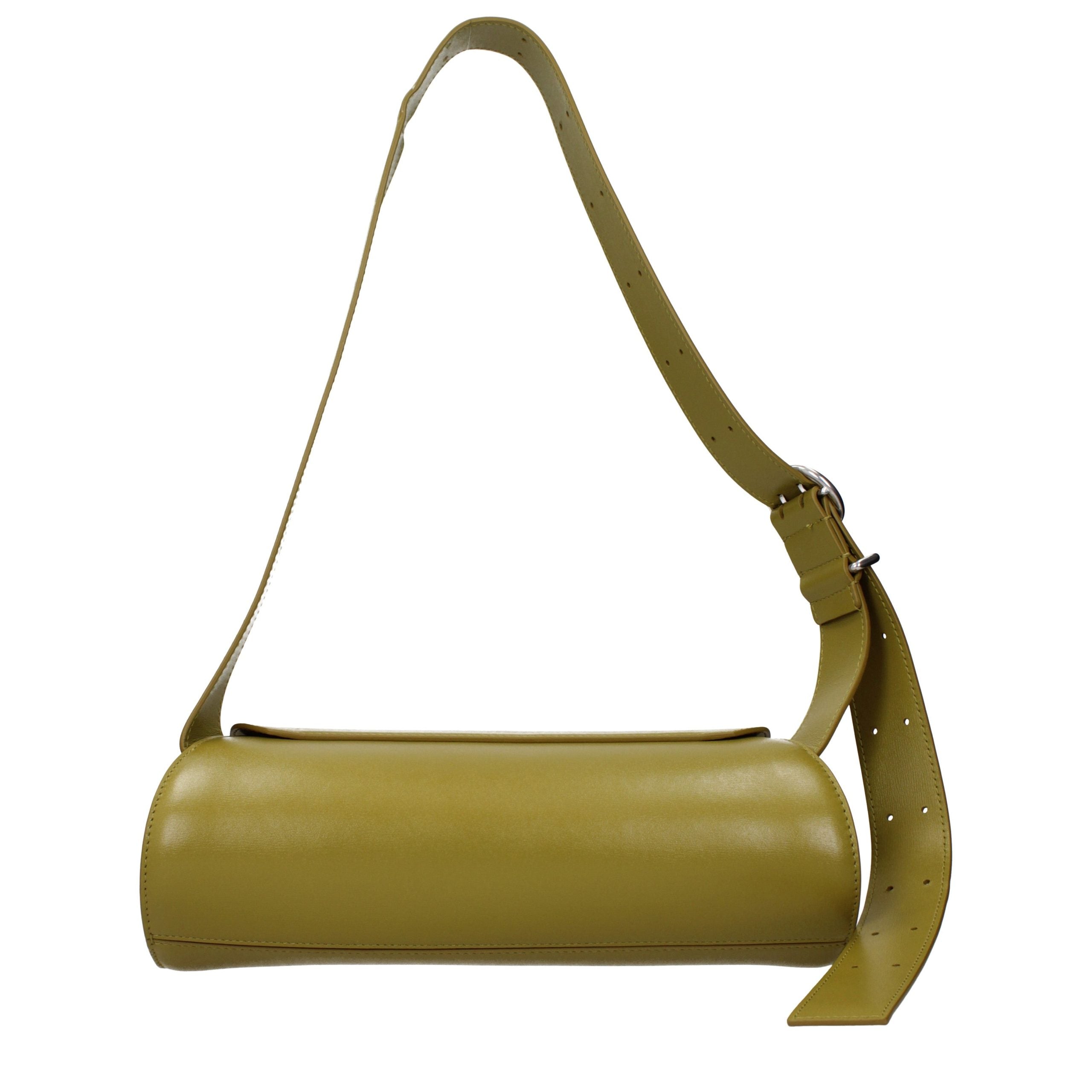 Jil Sander Green Leather Crossbody Women's Bag
