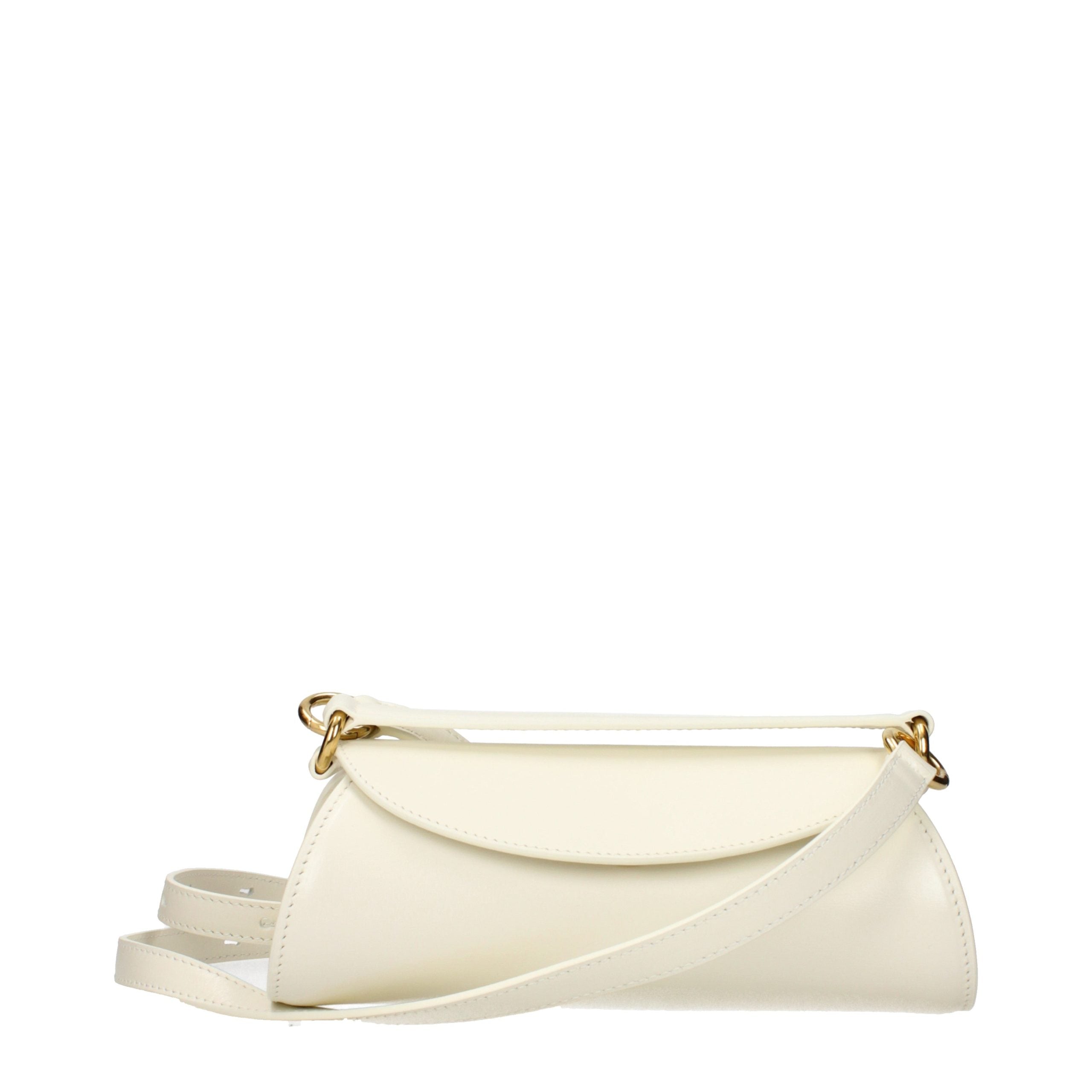 Jil Sander Beige Leather Women's Handbag