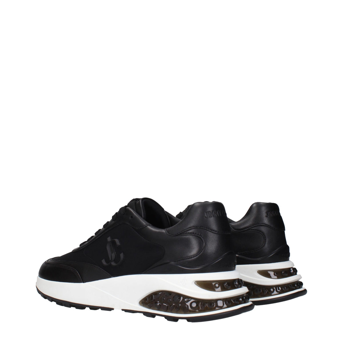 Jimmy Choo Black Fabric Athletic Men's Sneakers
