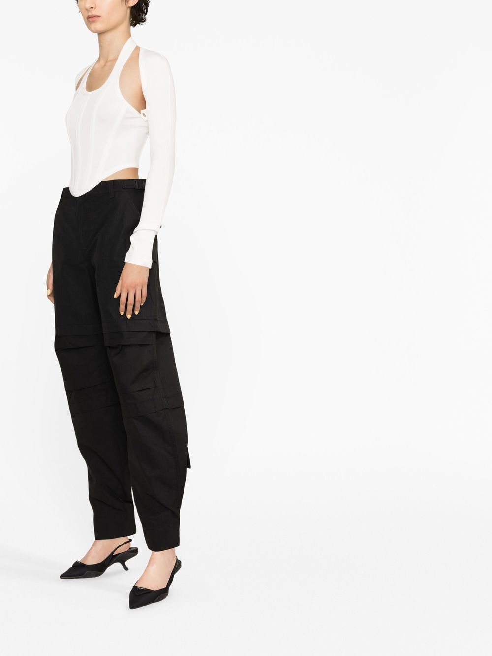 Wardrobe.Nyc Women's Cotton Cargo Trousers