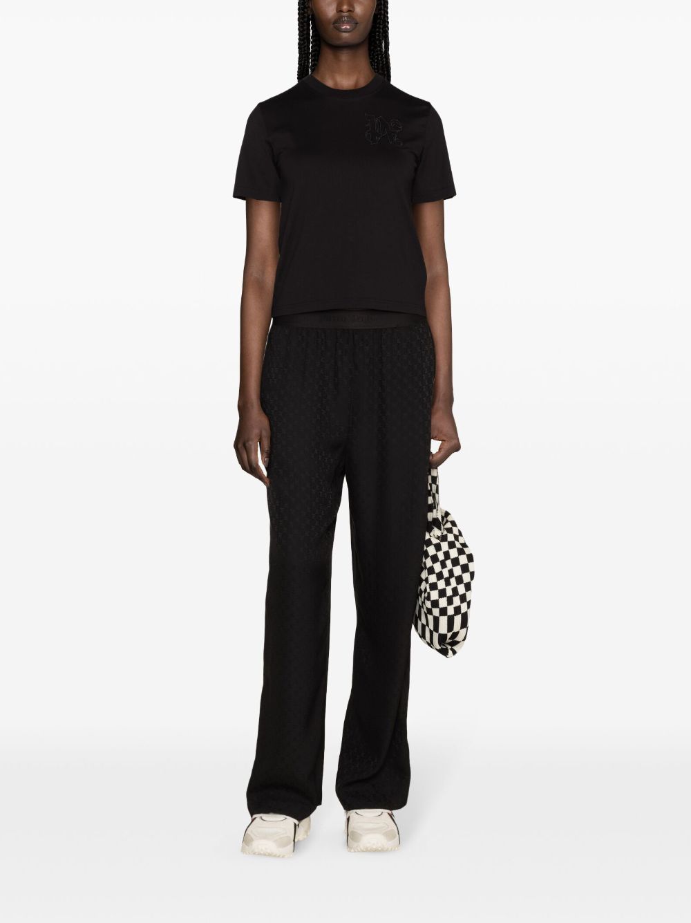 Palm Angels Women's T-Shirts And Polos Black