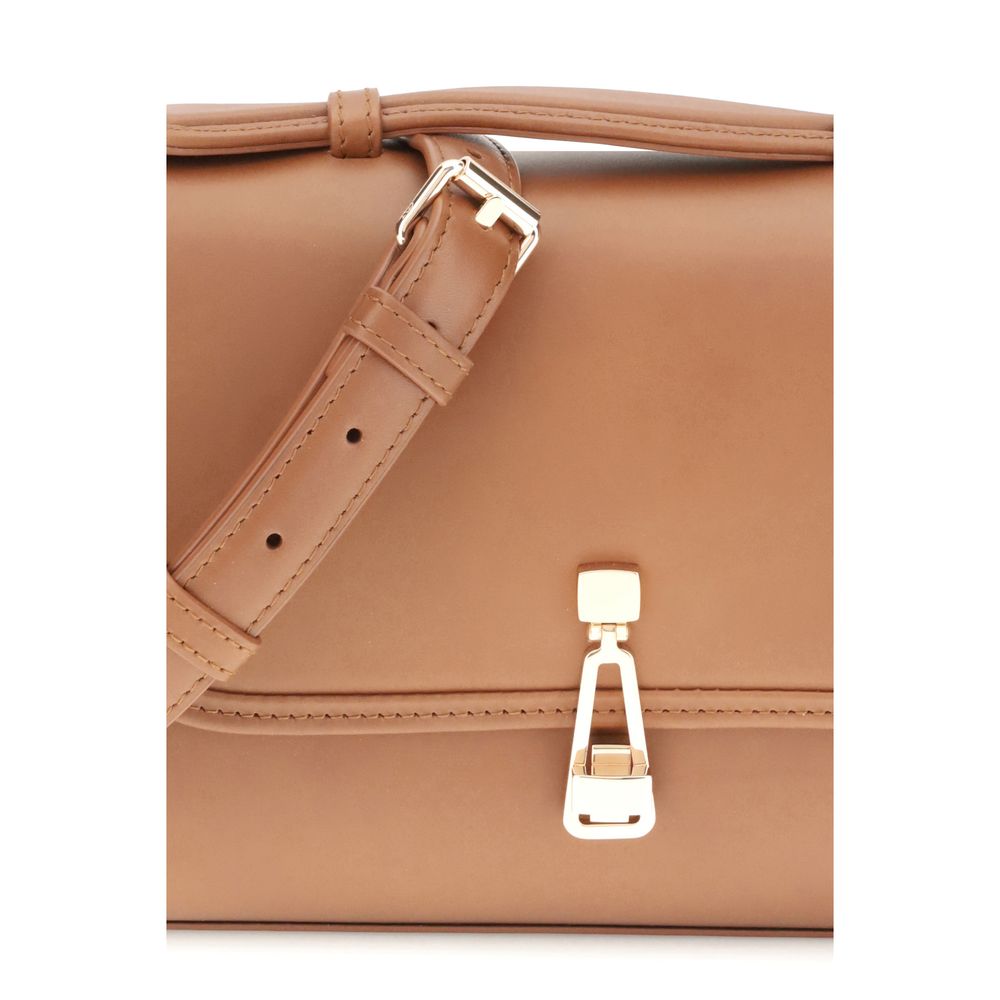 Gabriela Hearst Brown Leather Shoulder Women's Bag