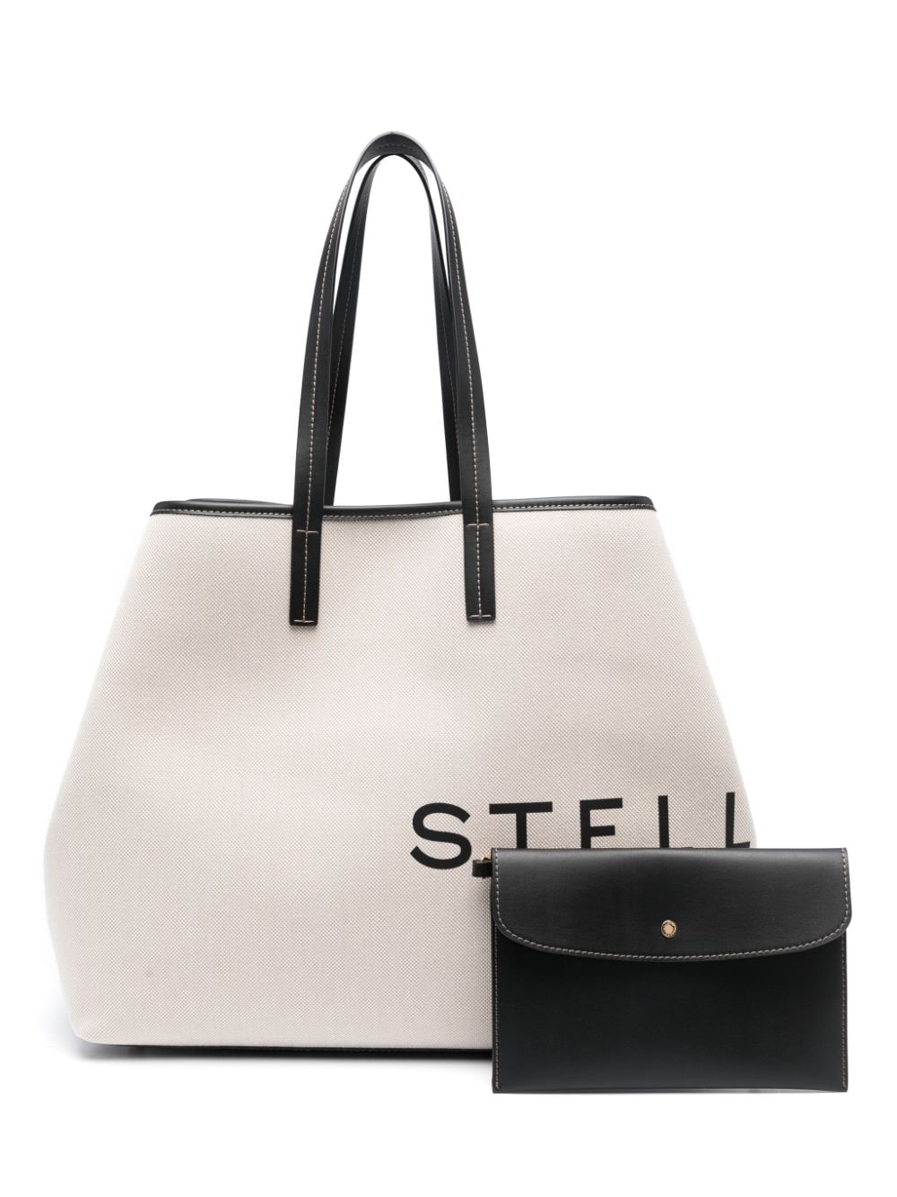 Stella Mccartney Women's Logo-Print Detachable-Purse Bag