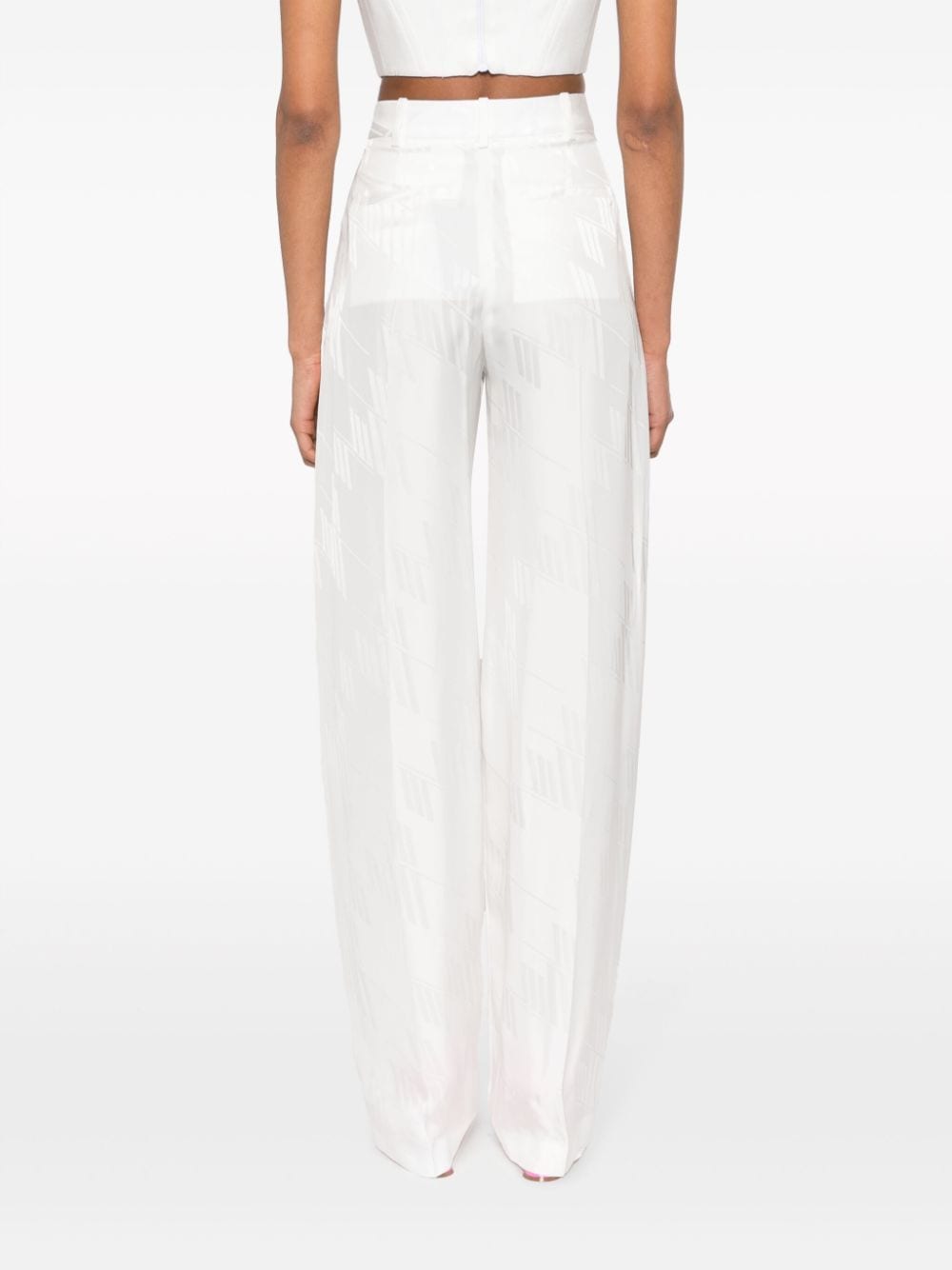 The Attico Women's Logo Trousers