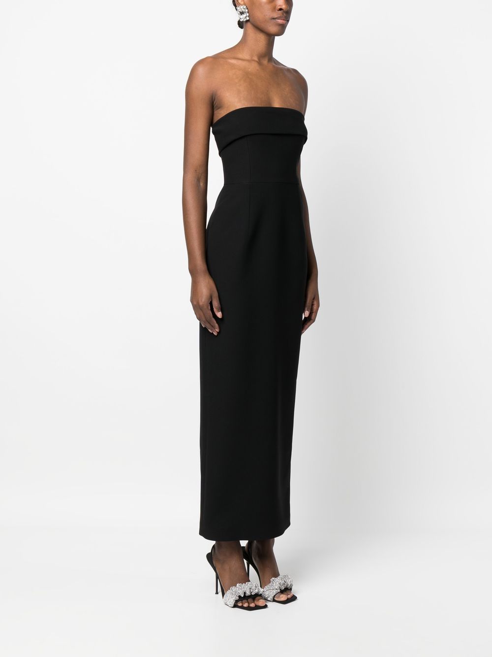 The New Arrivals By Ilkyaz Ozel Women's Strapless Evening Gown Long Dress