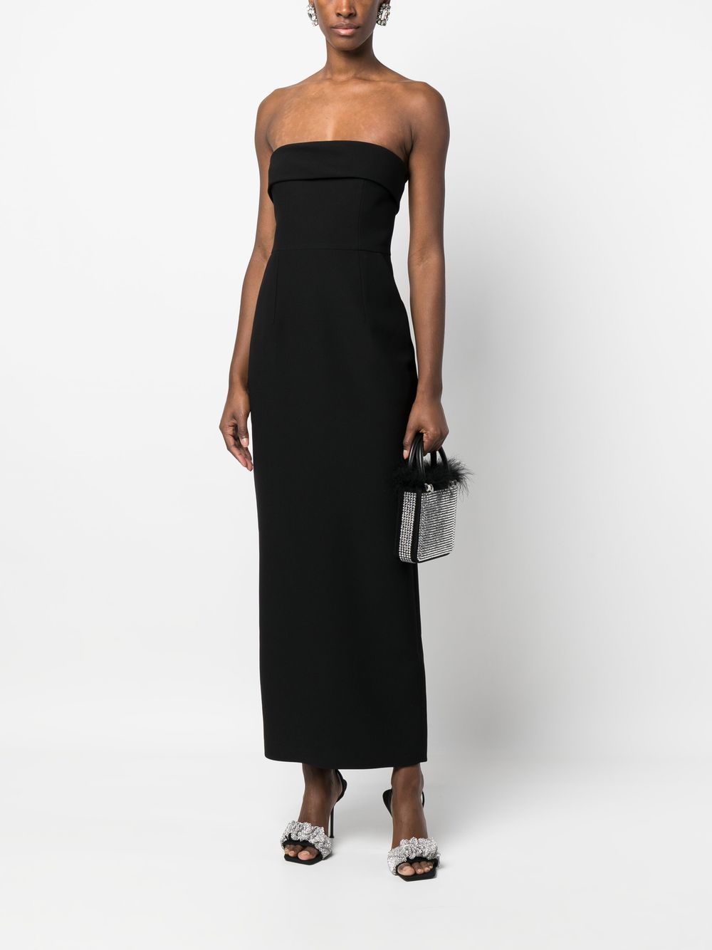 The New Arrivals By Ilkyaz Ozel Women's Strapless Evening Gown Long Dress