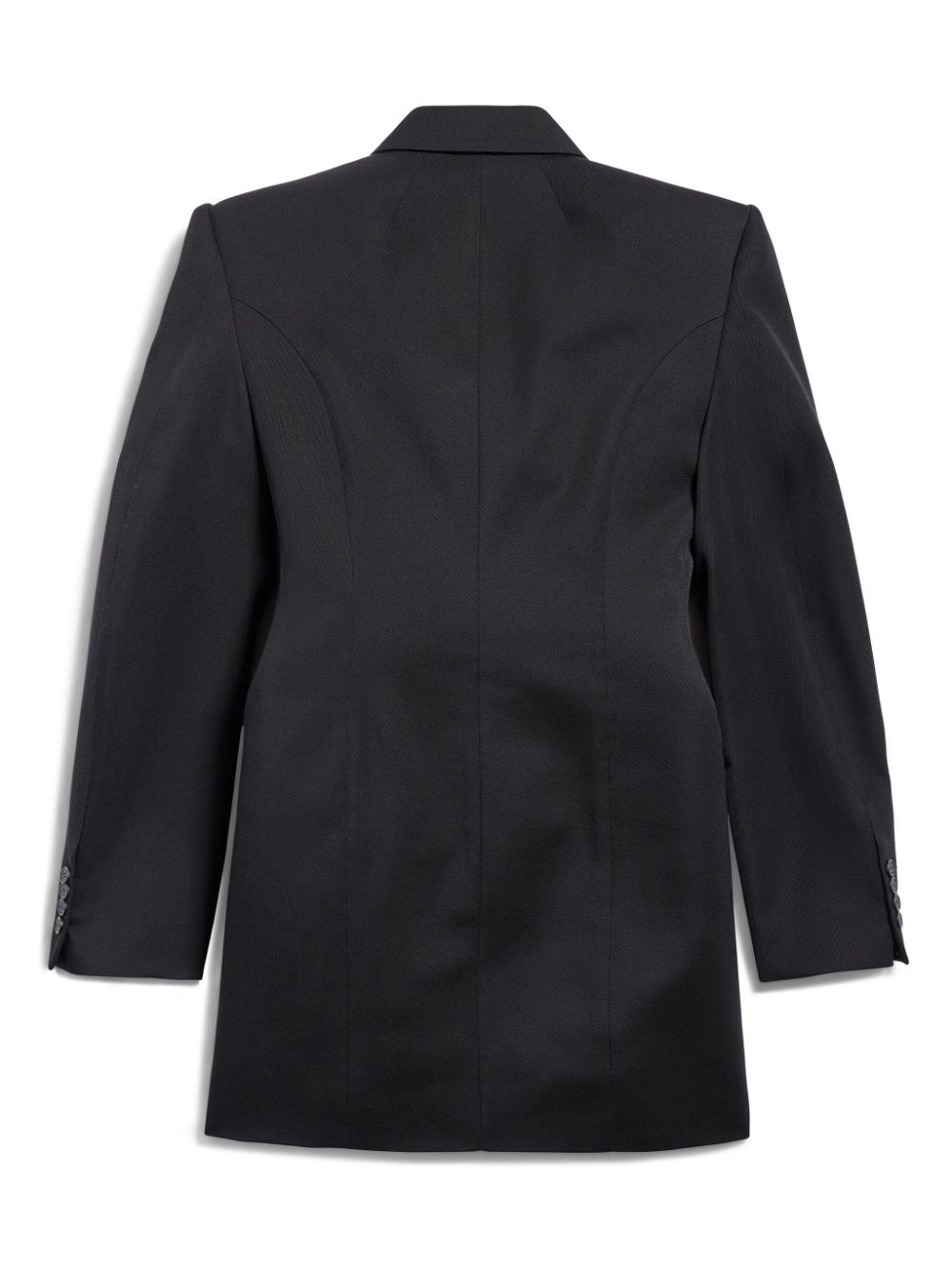 Balenciaga Women's Hourglass Virgin Wool Double-Breasted Blazer