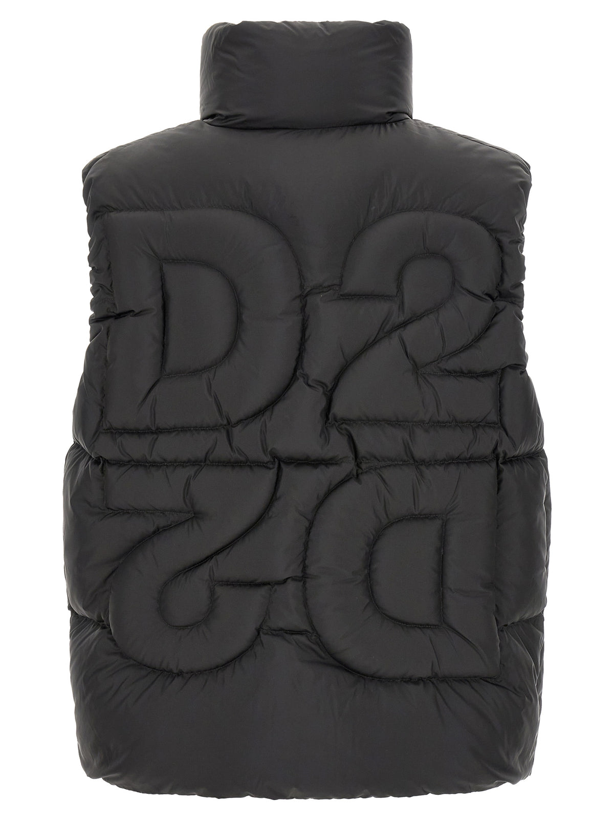 Dsquared² Black Polyester Sleeveless Men's Jacket