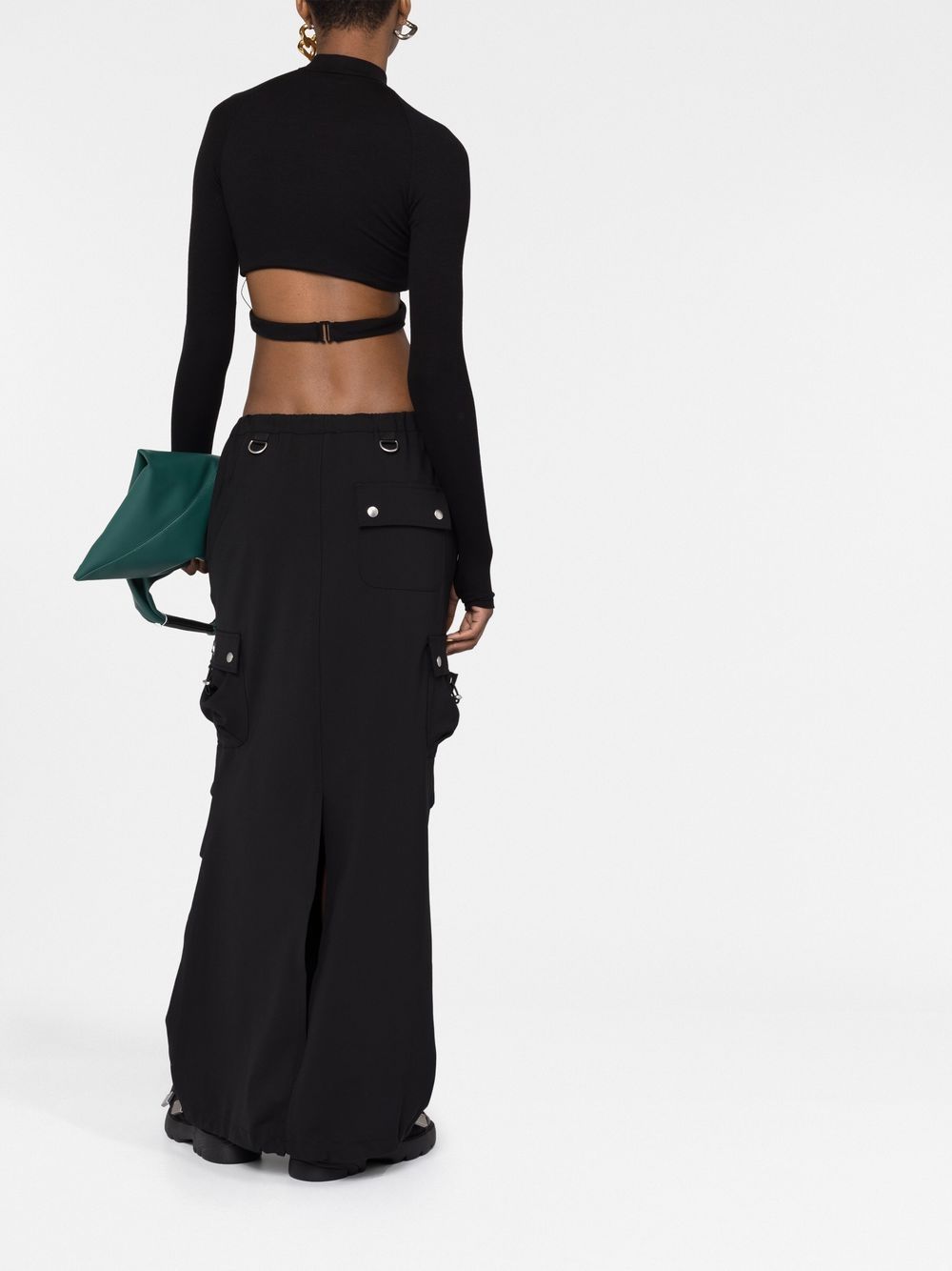 Coperni Women's Tailored Cargo Maxi Skirt