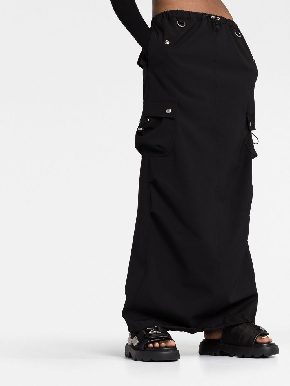 Coperni Women's Tailored Cargo Maxi Skirt