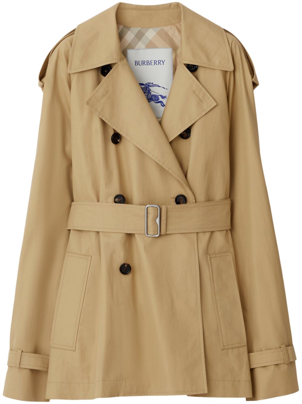 Burberry Women's Belted Cotton Trench Coat