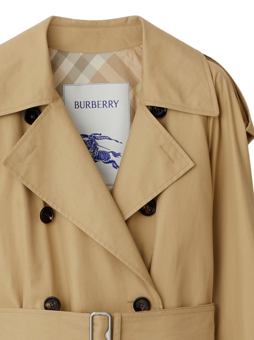Burberry Women's Belted Cotton Trench Coat