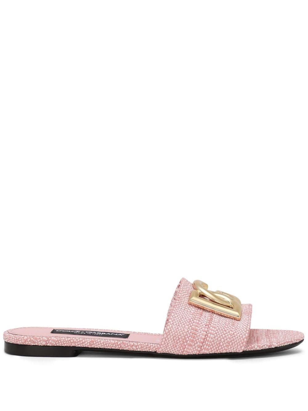 Dolce & Gabbana Women's Dg Logo Slide Sandals