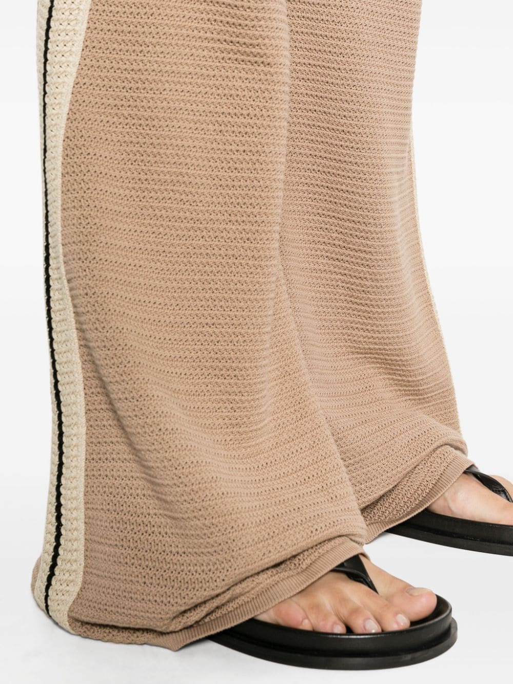 Palm Angels Women's Logo Tape Knitted Trousers