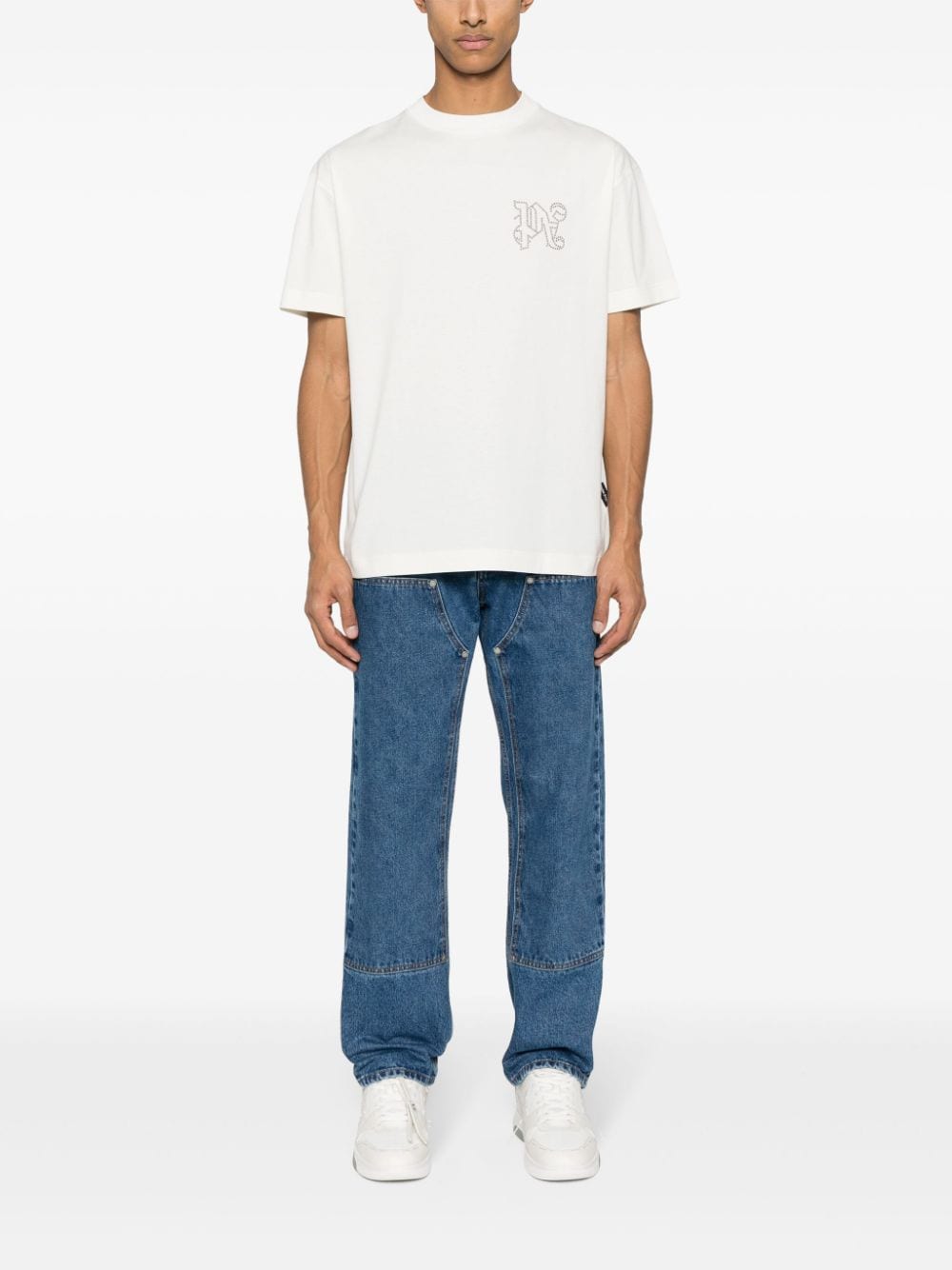 Palm Angels Men's Monogram Denim Jeans