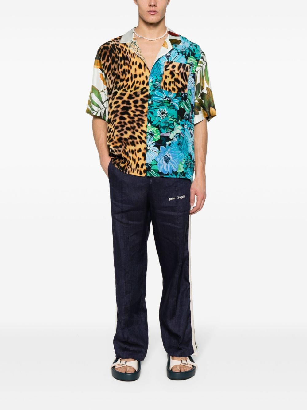 Palm Angels Men's Conscious Criteria Page Logo Track Pants