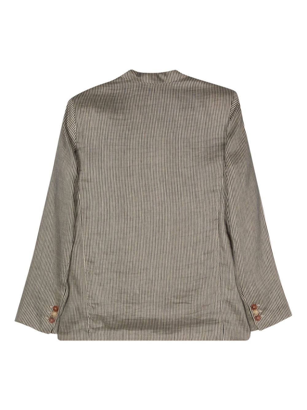 Alysi Women's Striped Single-Breasted Jacket