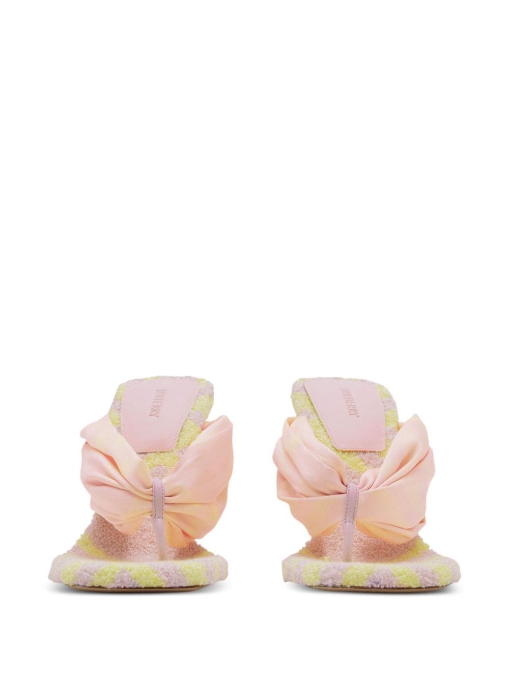 Burberry Women's Check Pool 105Mm Open Toe Sandals