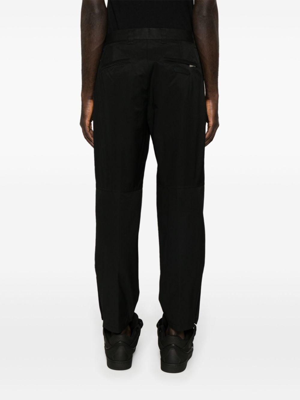 Lanvin Men's Cotton Blend Biker Trousers